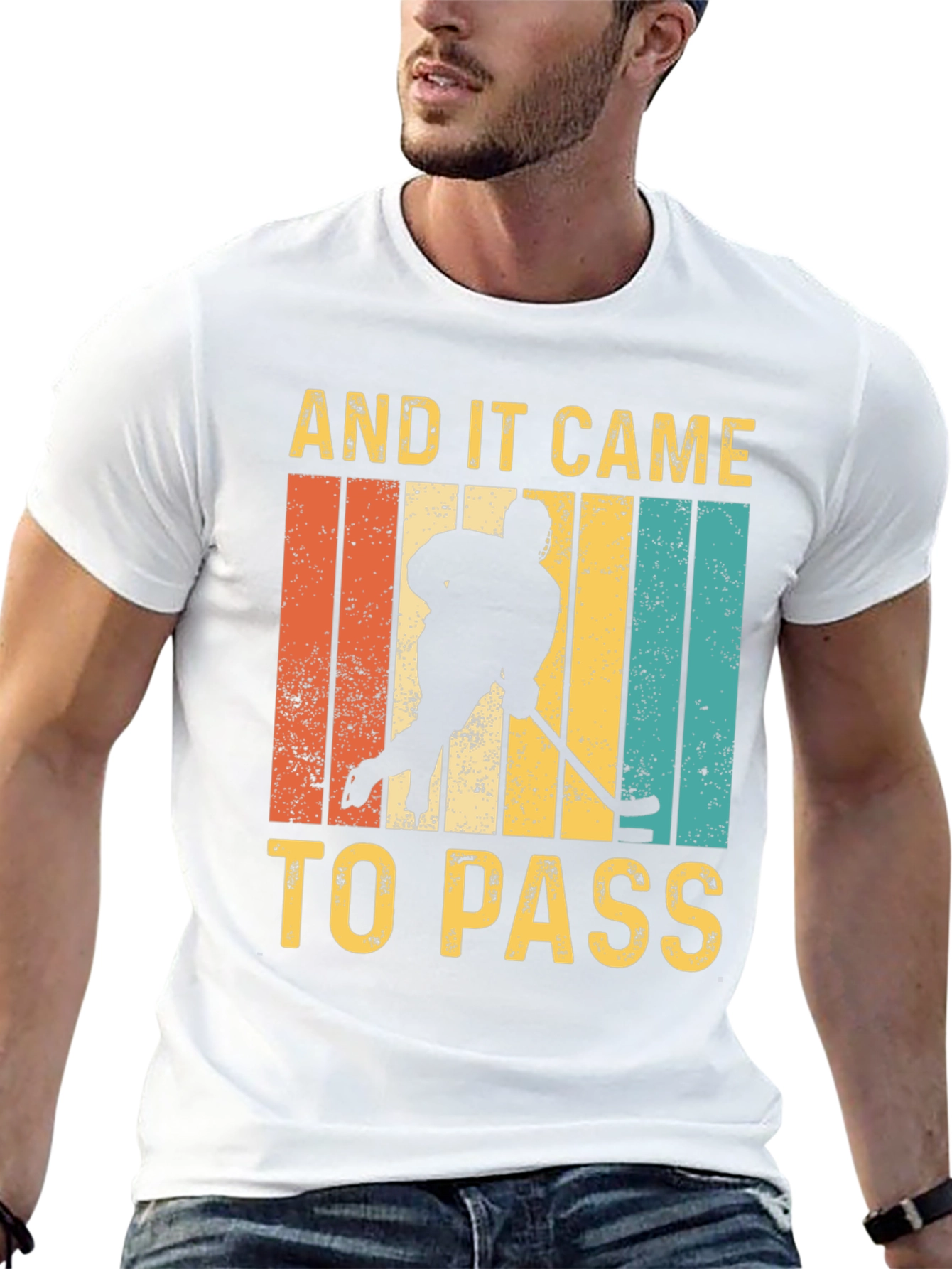 And It Came To Pass Hockey Graphic T-Shirt