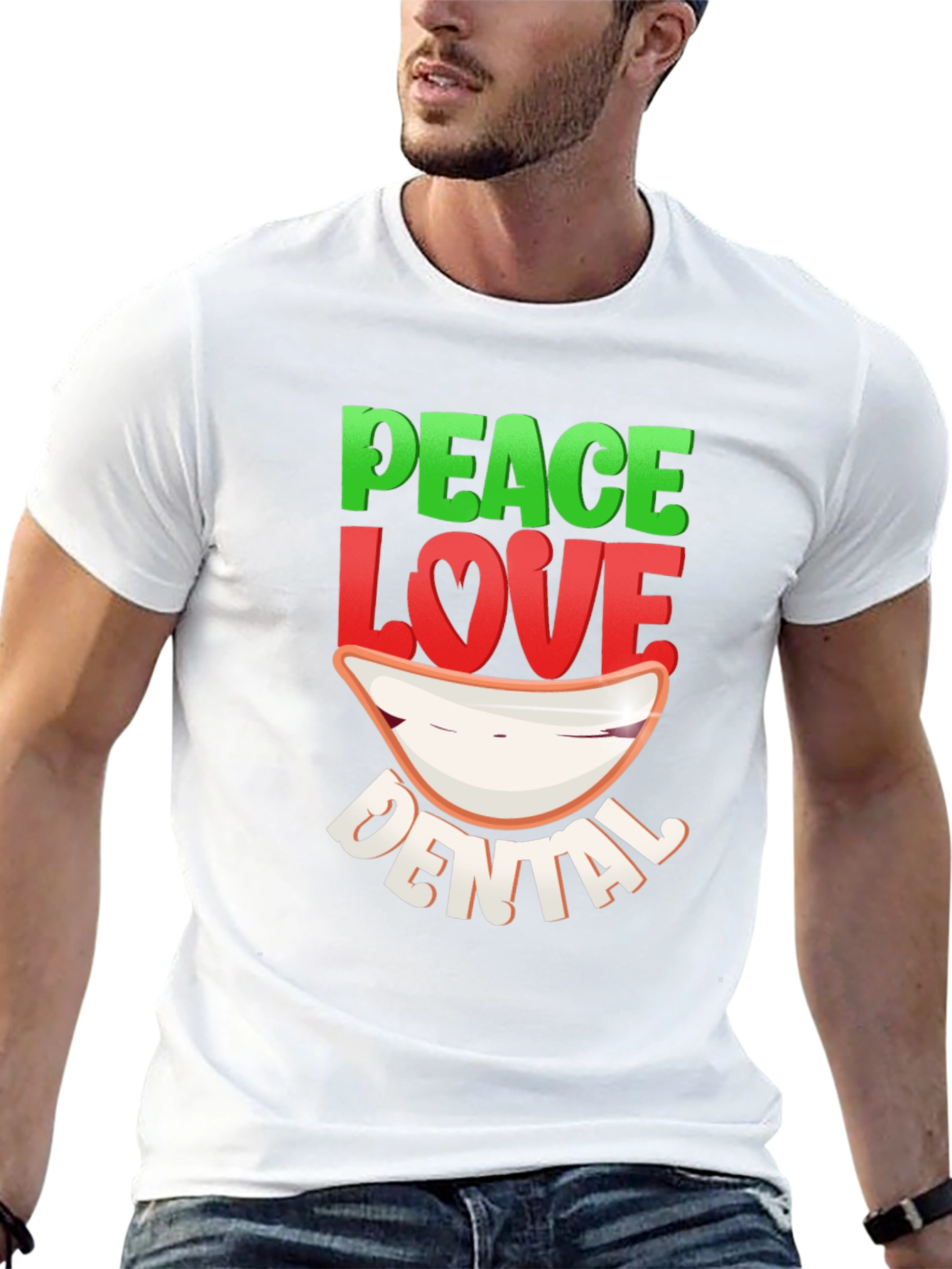 Peace Love Dental T-Shirt - Dentist Gift