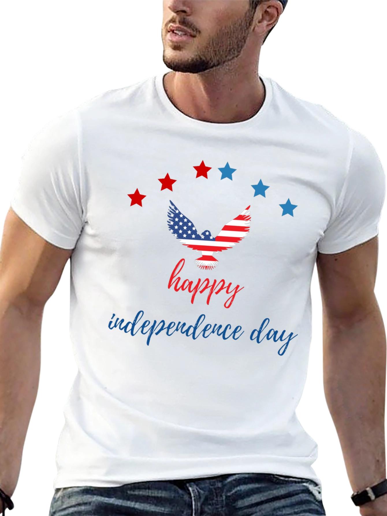 Patriotic Eagle Independence Day T-Shirt