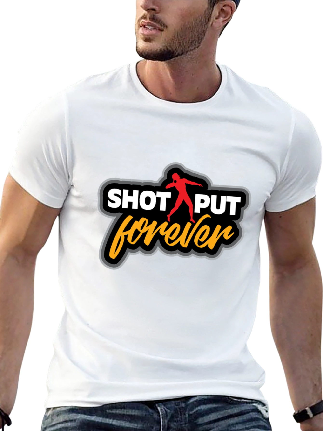 Shot Put Forever Black T-Shirt