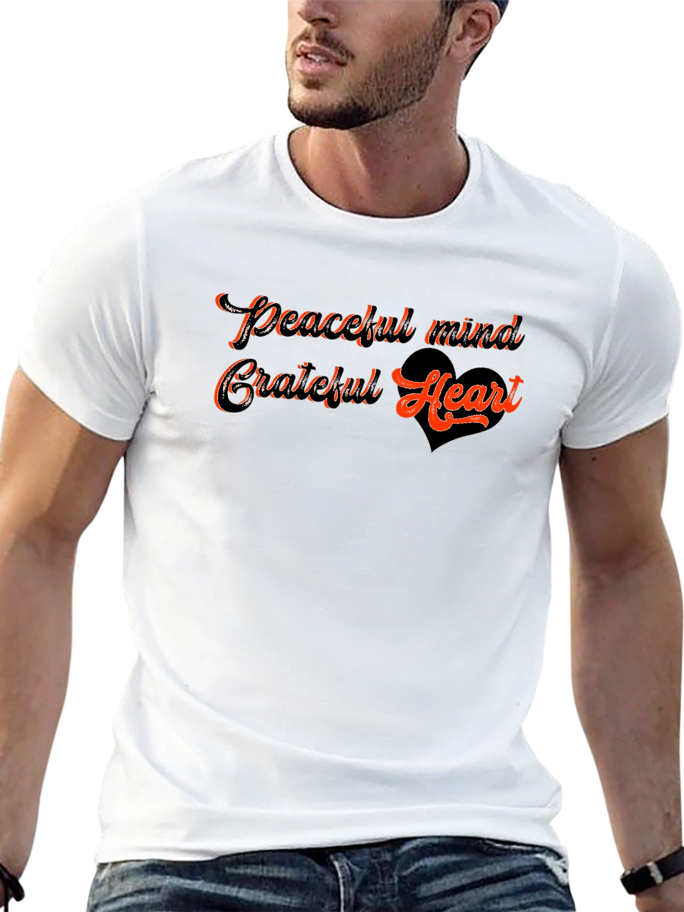 Peaceful Mind Grateful Heart T-Shirt