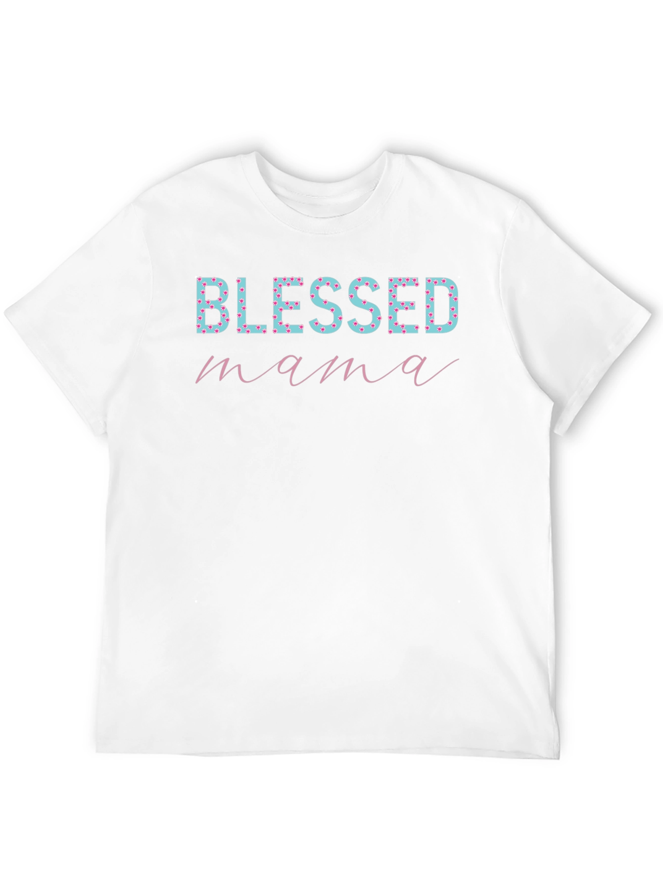 Blessed Mama Graphic Tee - Stylish Moms T-Shirt