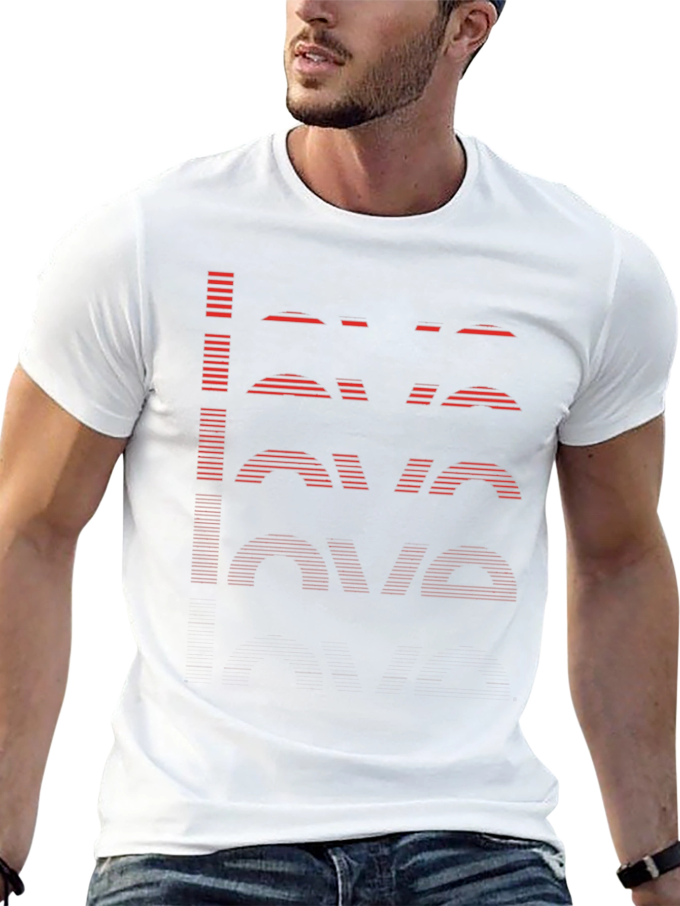 Retro LOVE Graphic Black T-Shirt
