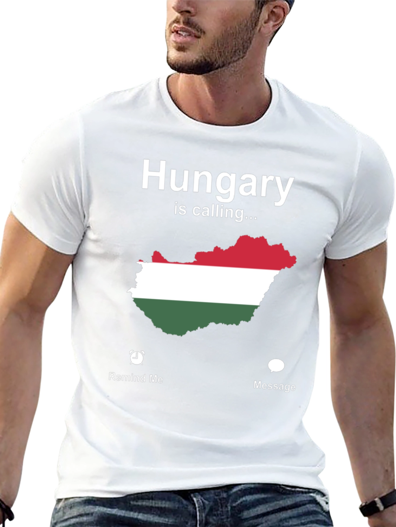 Hungary Is Calling T-Shirt - Novelty Map Tee