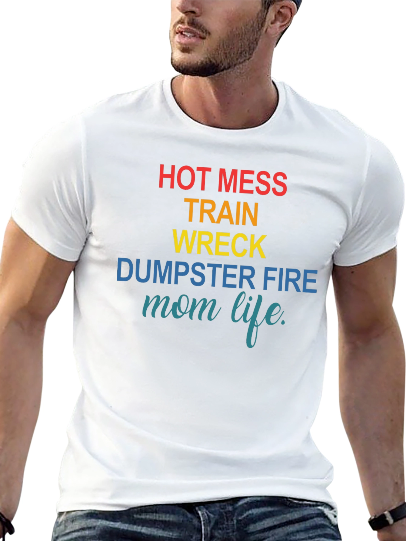 Hot Mess Mom Life Graphic Tee