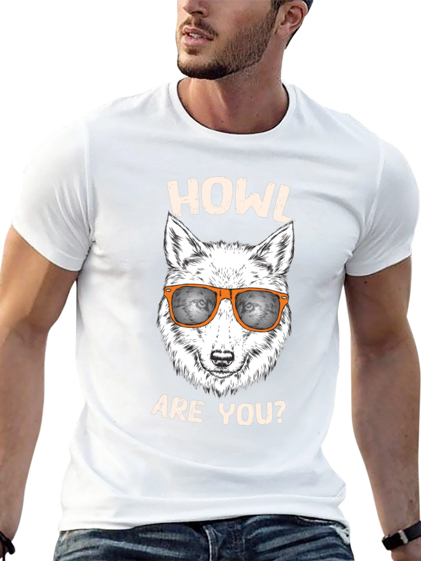 Howl Are You? Graphic T-Shirt - Black