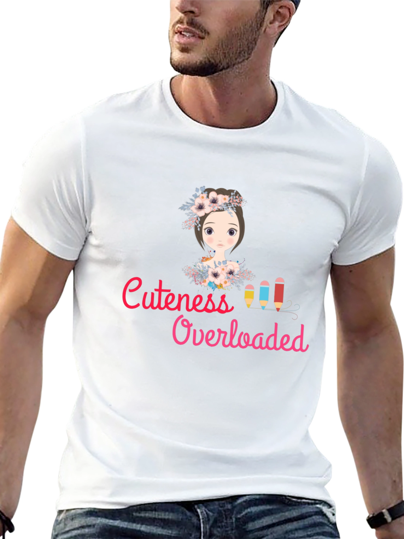 Cute Cuteness Overloaded Graphic T-Shirt