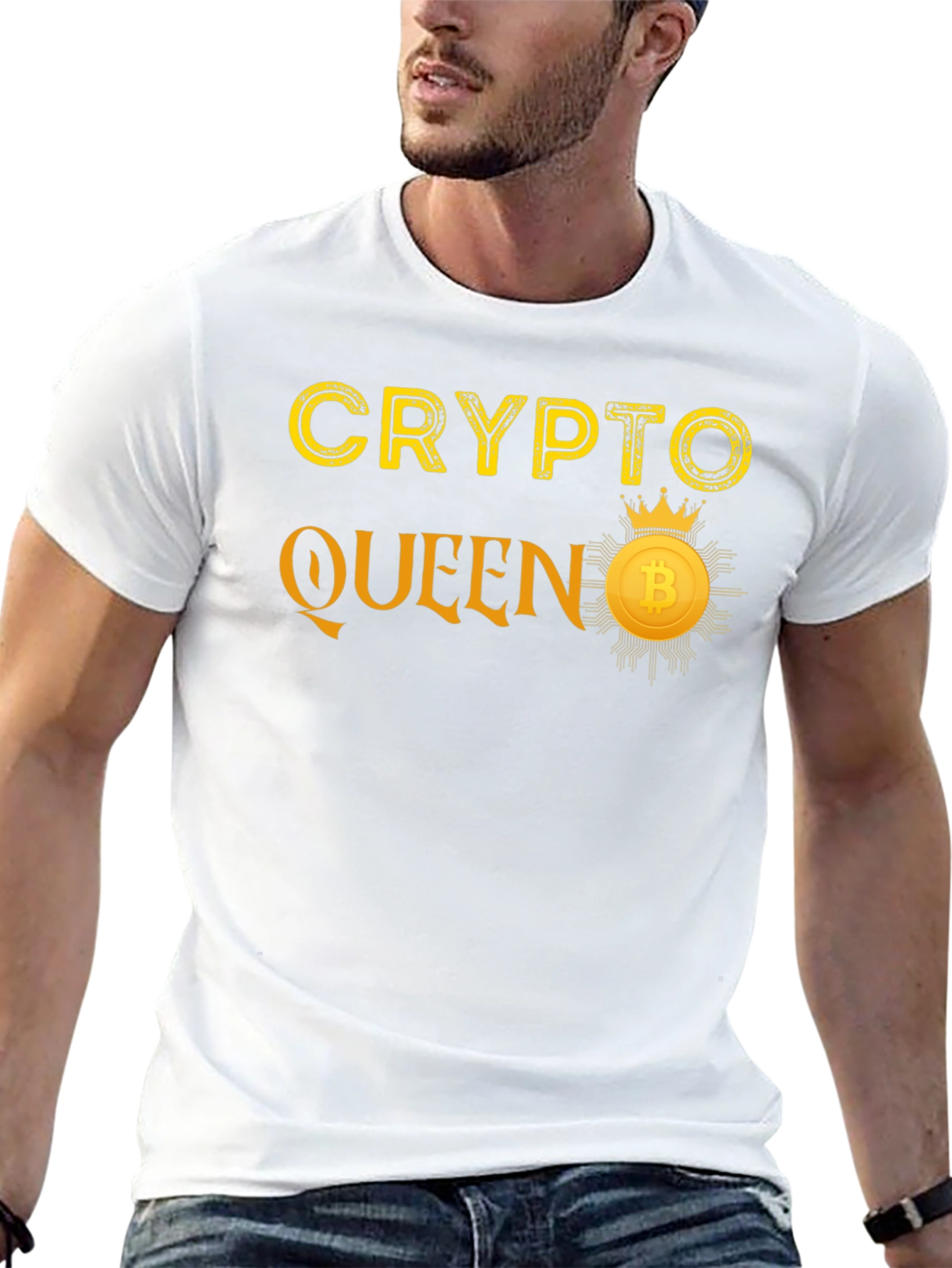 Crypto Queen Bitcoin Graphic Tee