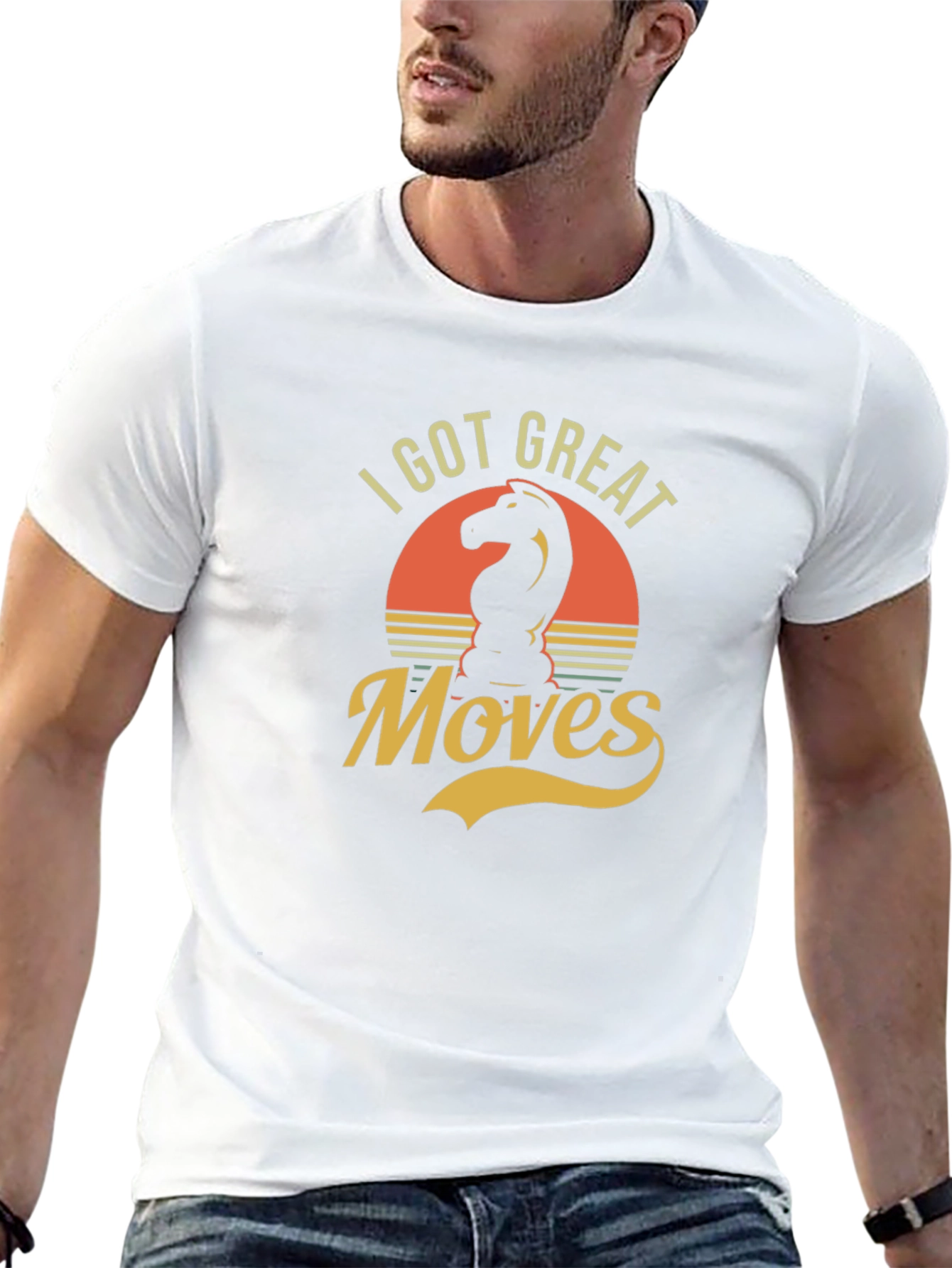 I Got Great Moves Chess Knight Graphic T-Shirt