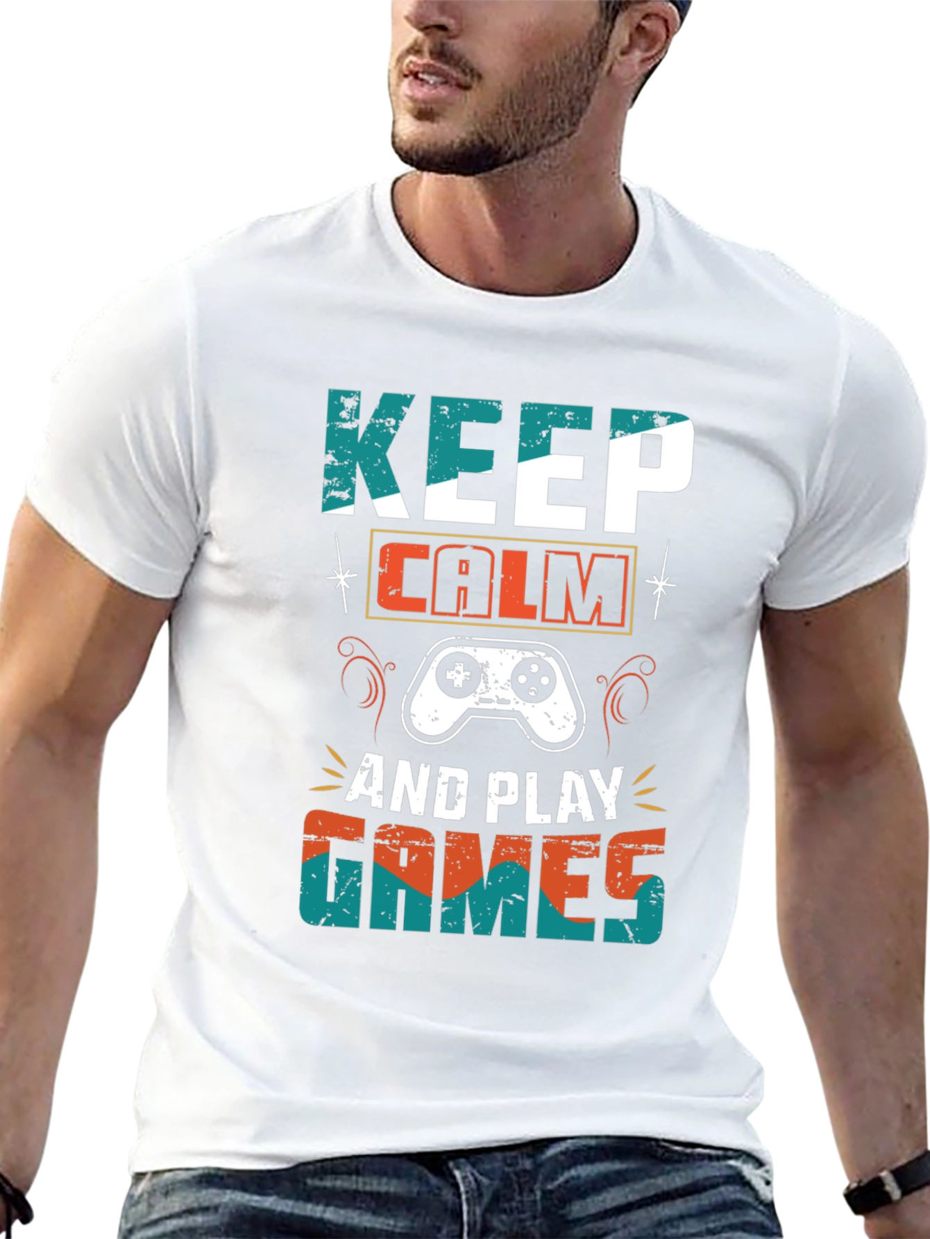 Keep Calm and Play Games T-Shirt
