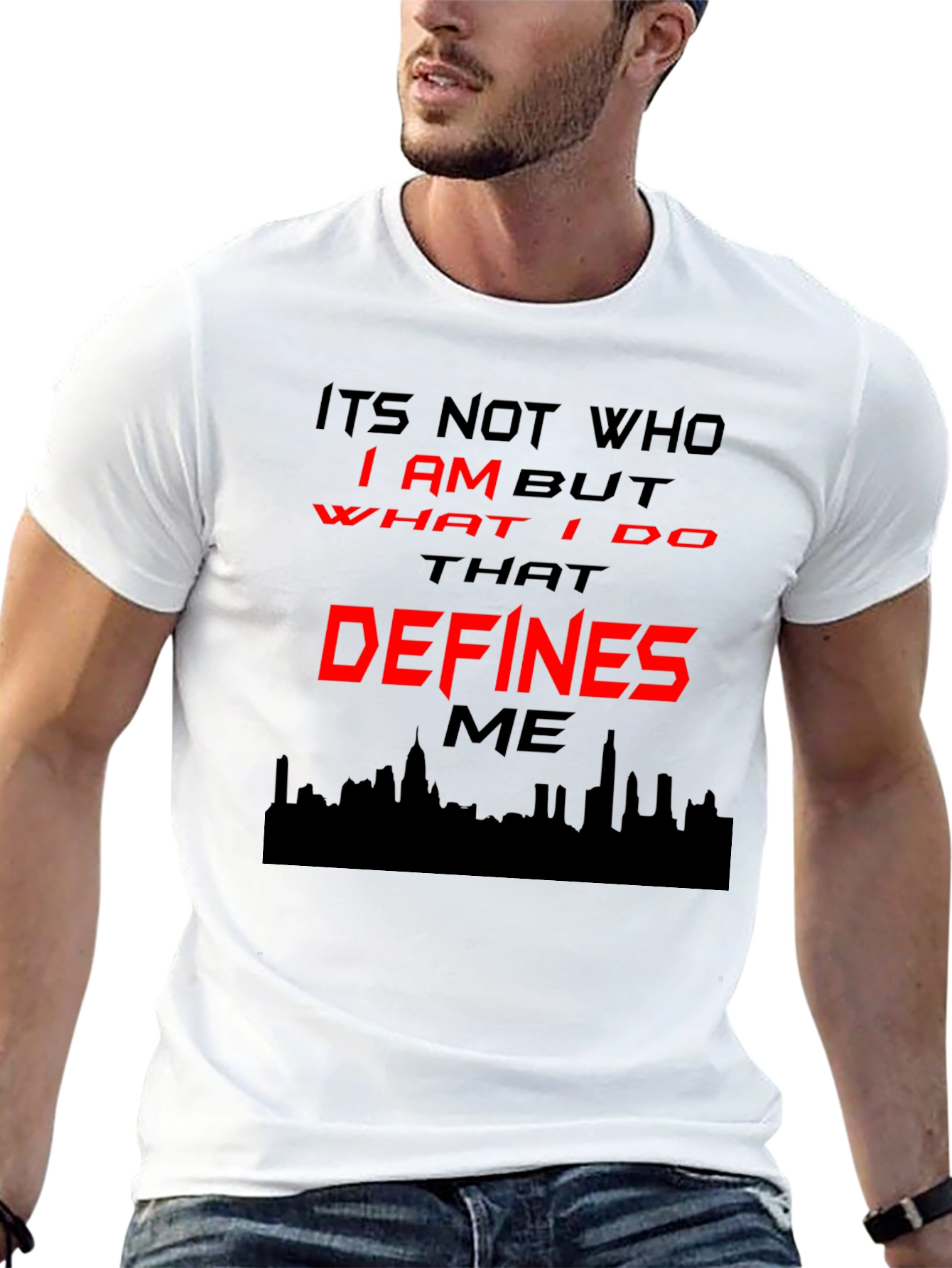 Mens Graphic T-Shirt - Its Not Who Defines Me