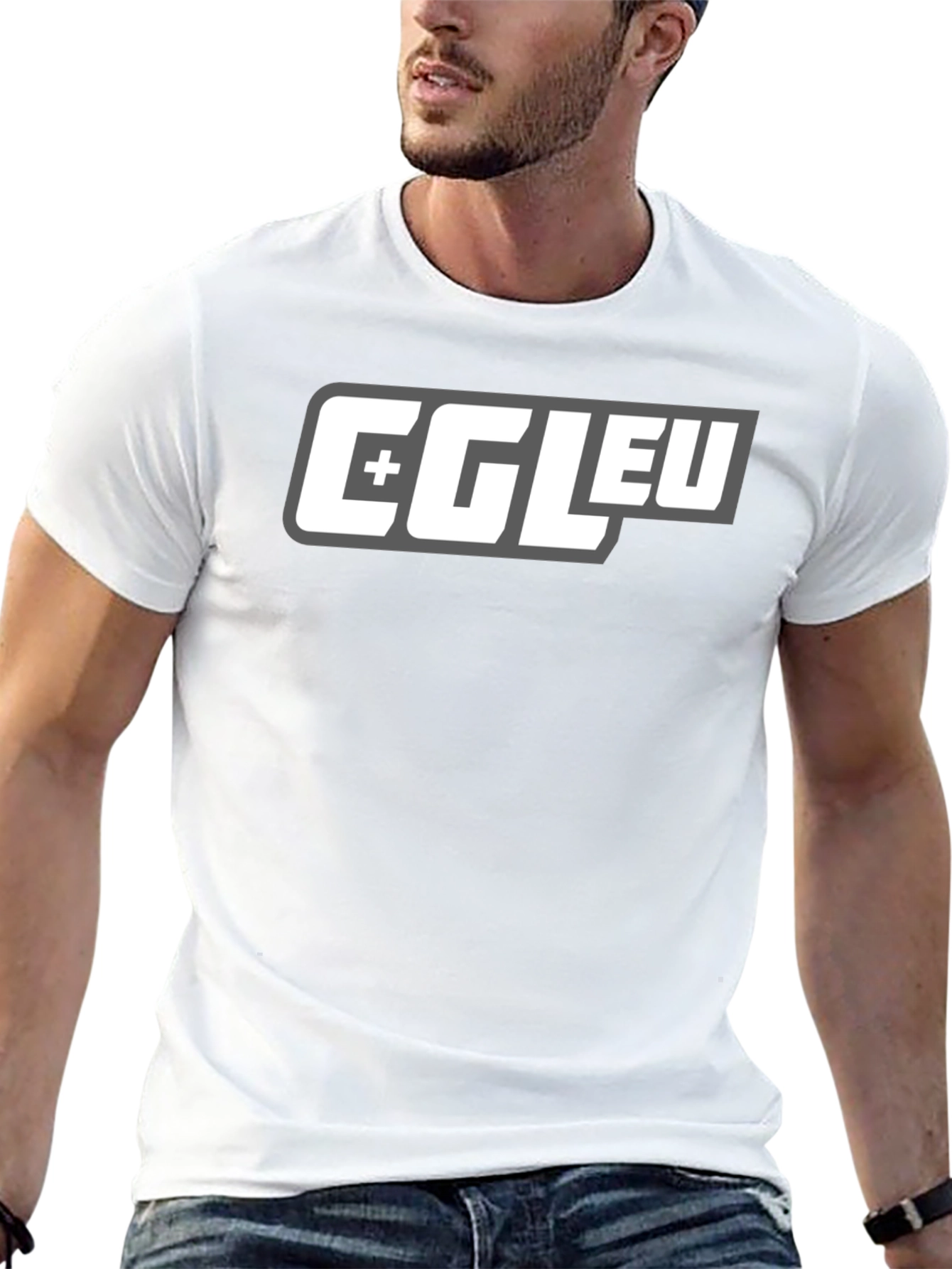 CGLEU Graphic Print Black T-Shirt