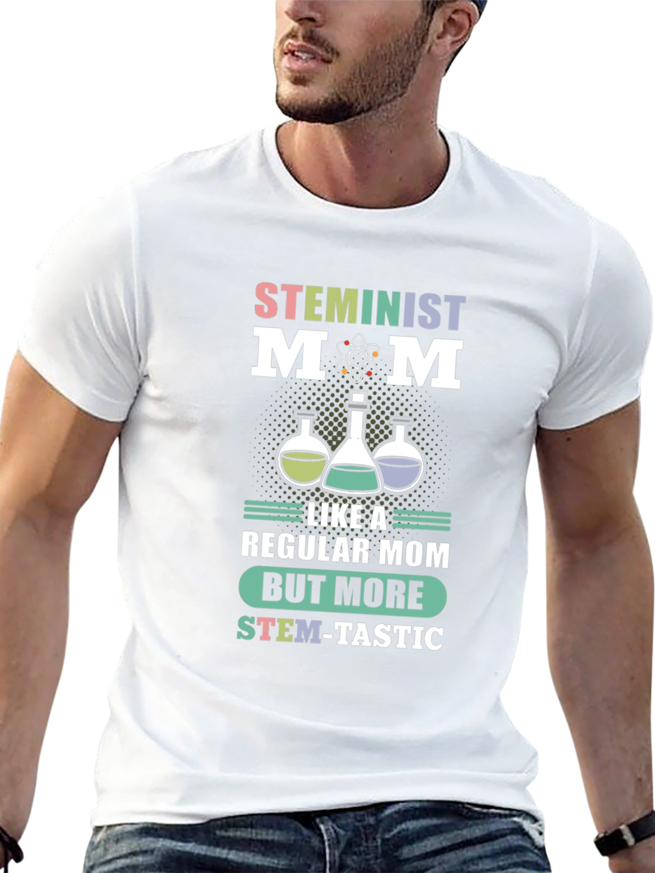 STEMinist Mom T-Shirt: Science Teacher Gift