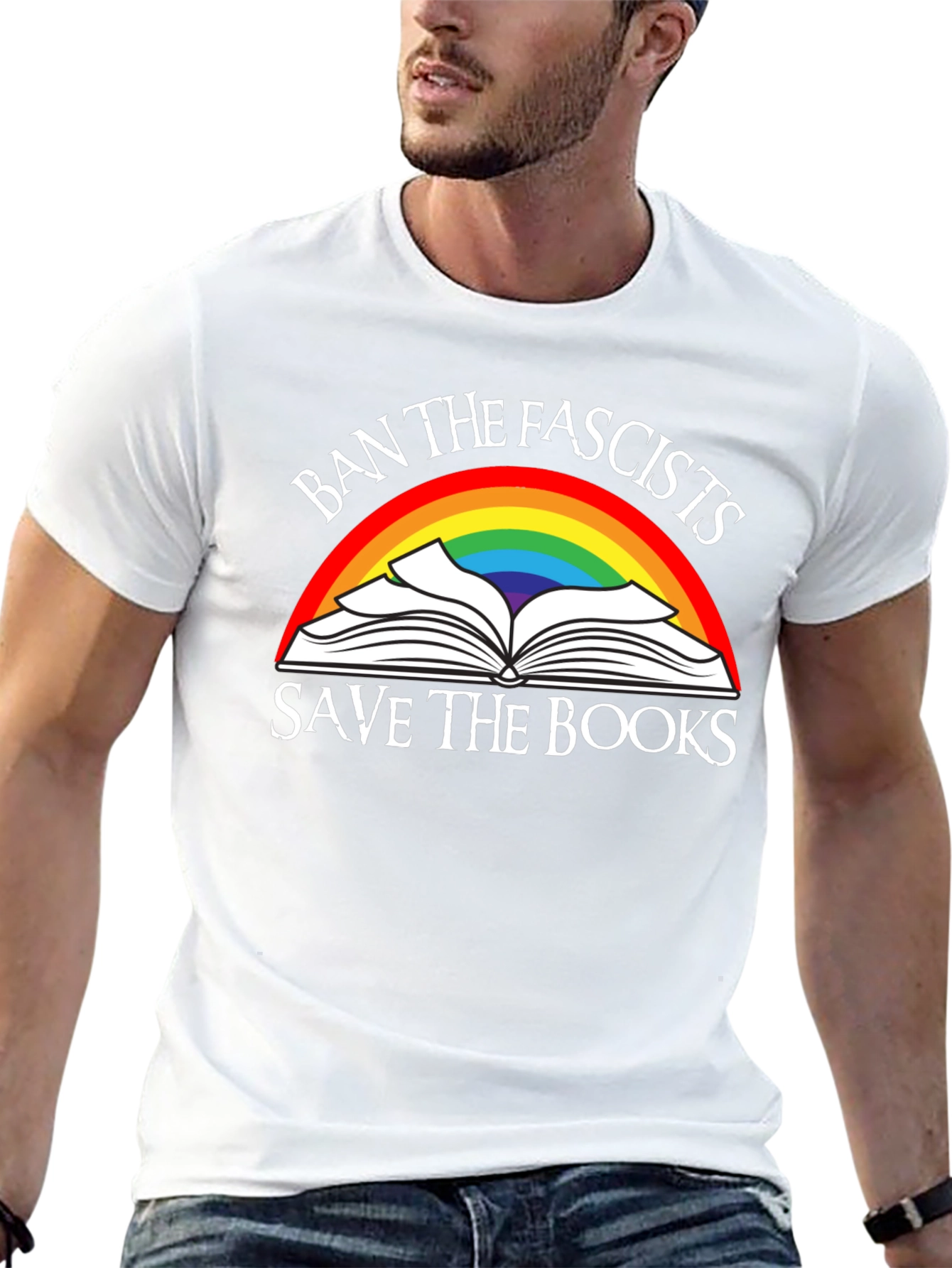 Ban the Fascists Save the Books T-Shirt