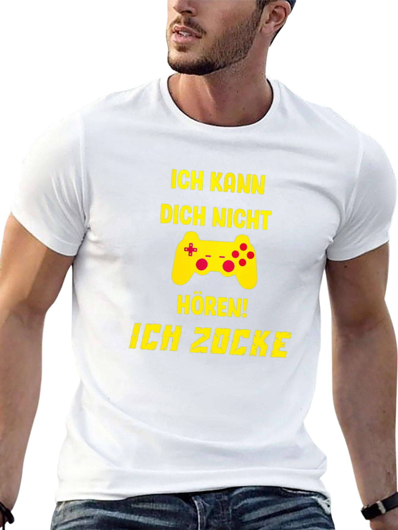 Ich Kann Dich Nicht Horen! Gamer T-Shirt