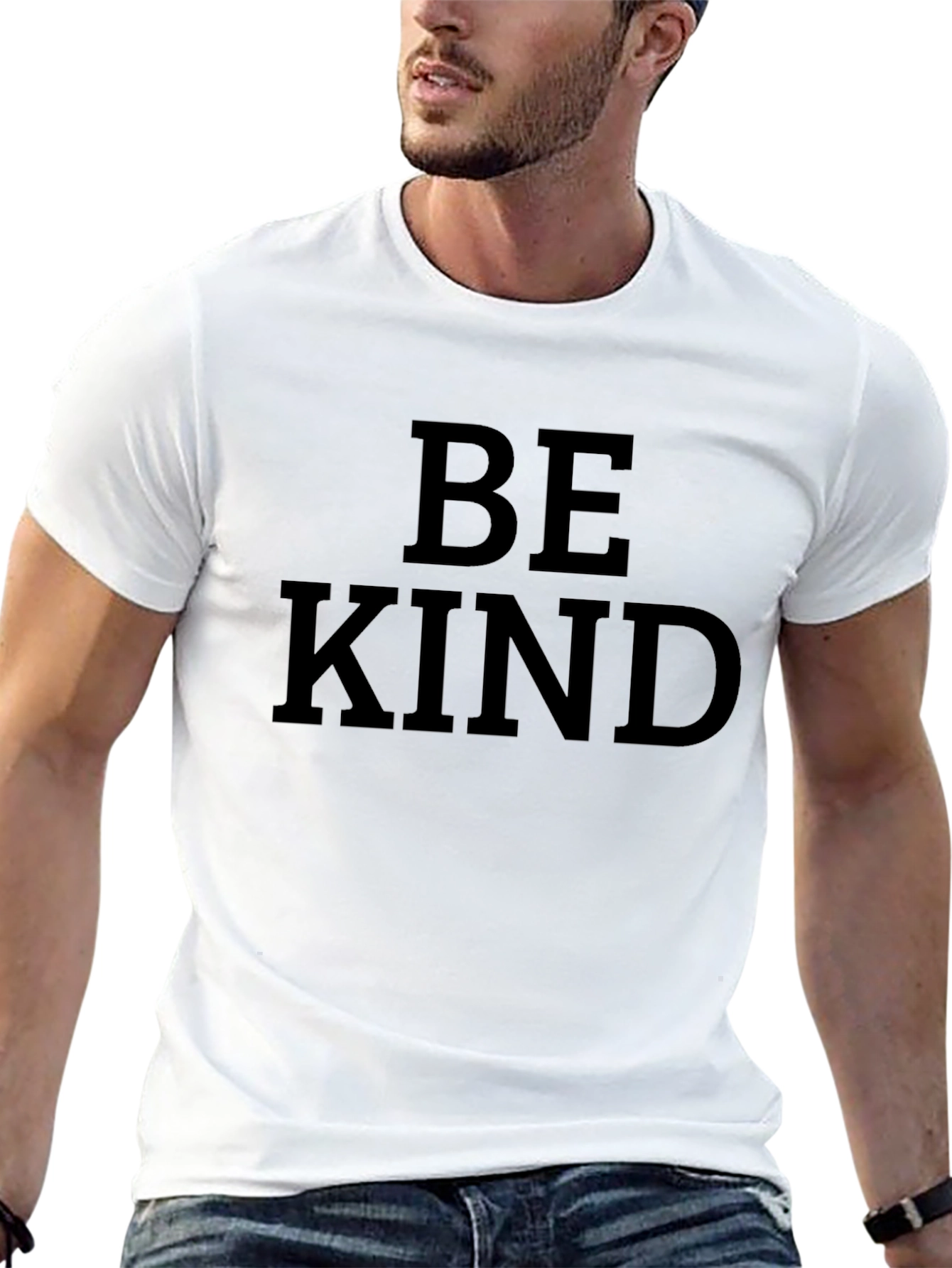 Be Kind T-Shirt - Soft Cotton Crew Neck Tee