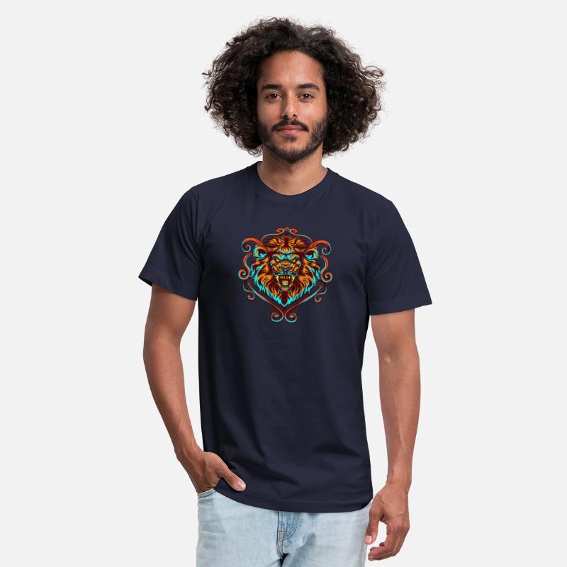 Angry Lion Face Animal