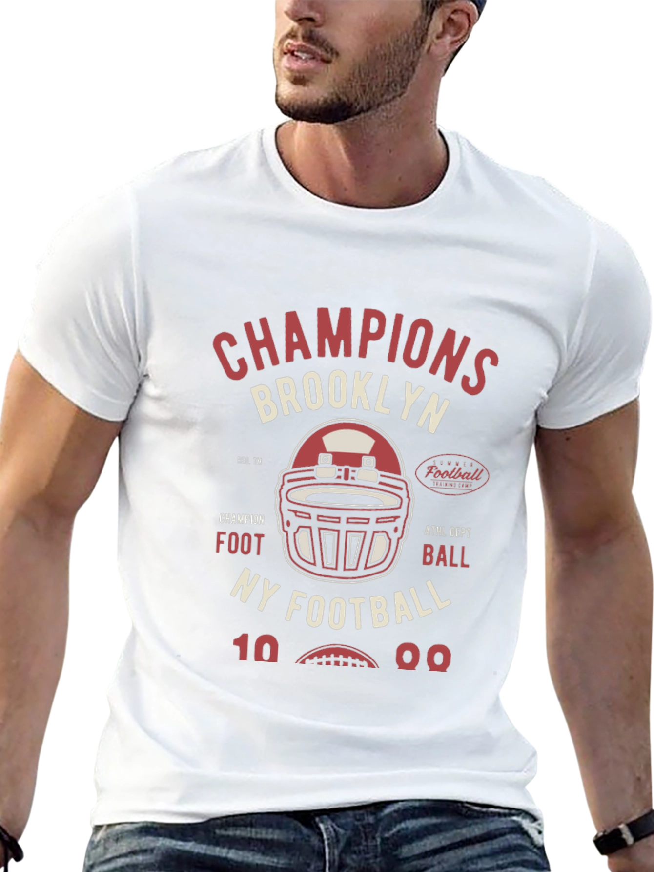 Brooklyn Champions Football Graphic T-Shirt