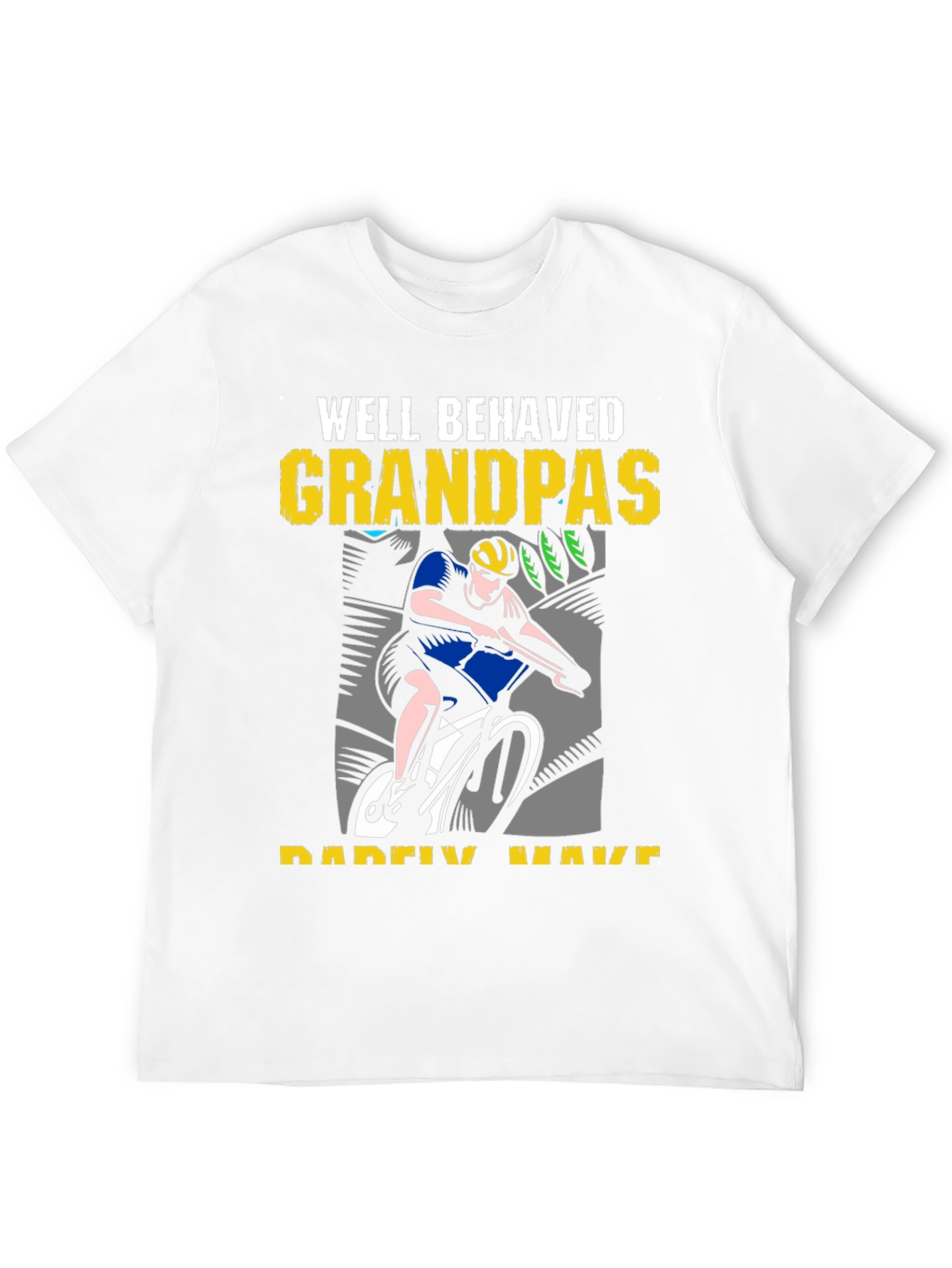 Well Behaved Grandpas Cyclist Graphic Tee