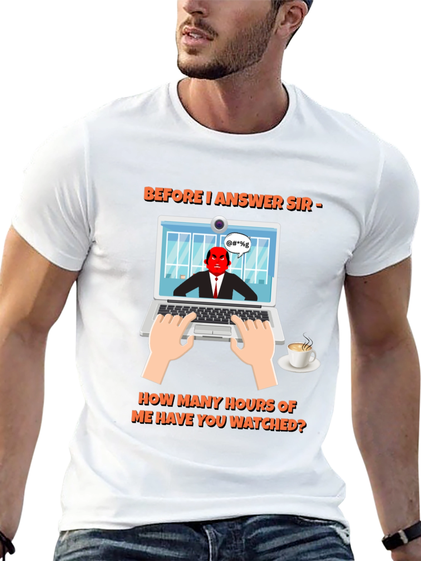 Before I Answer Funny Graphic Tee