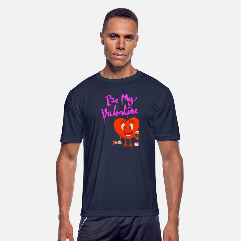 be my valentine heart mascot cartoon style