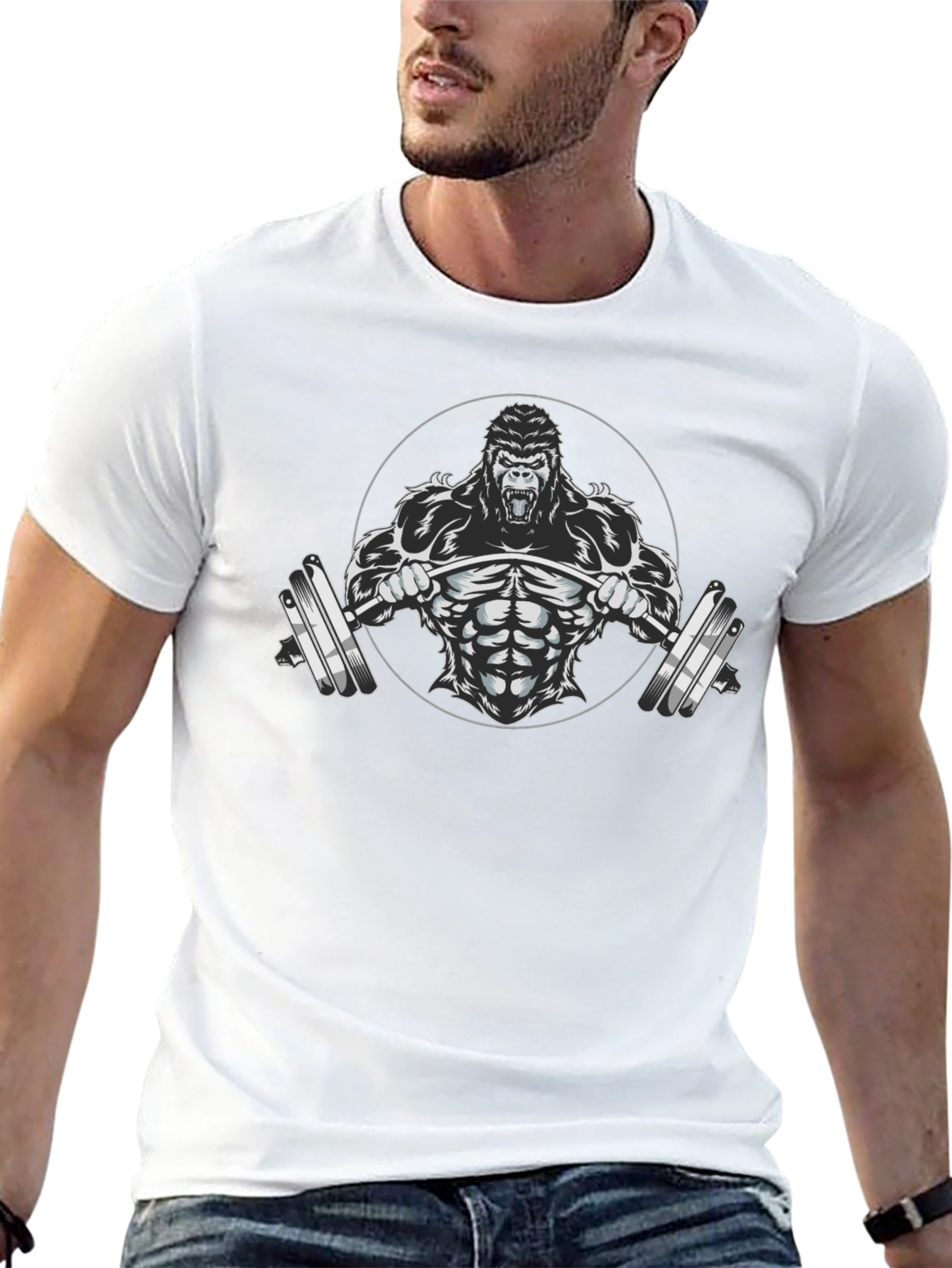 Gorilla Gym Black T-Shirt