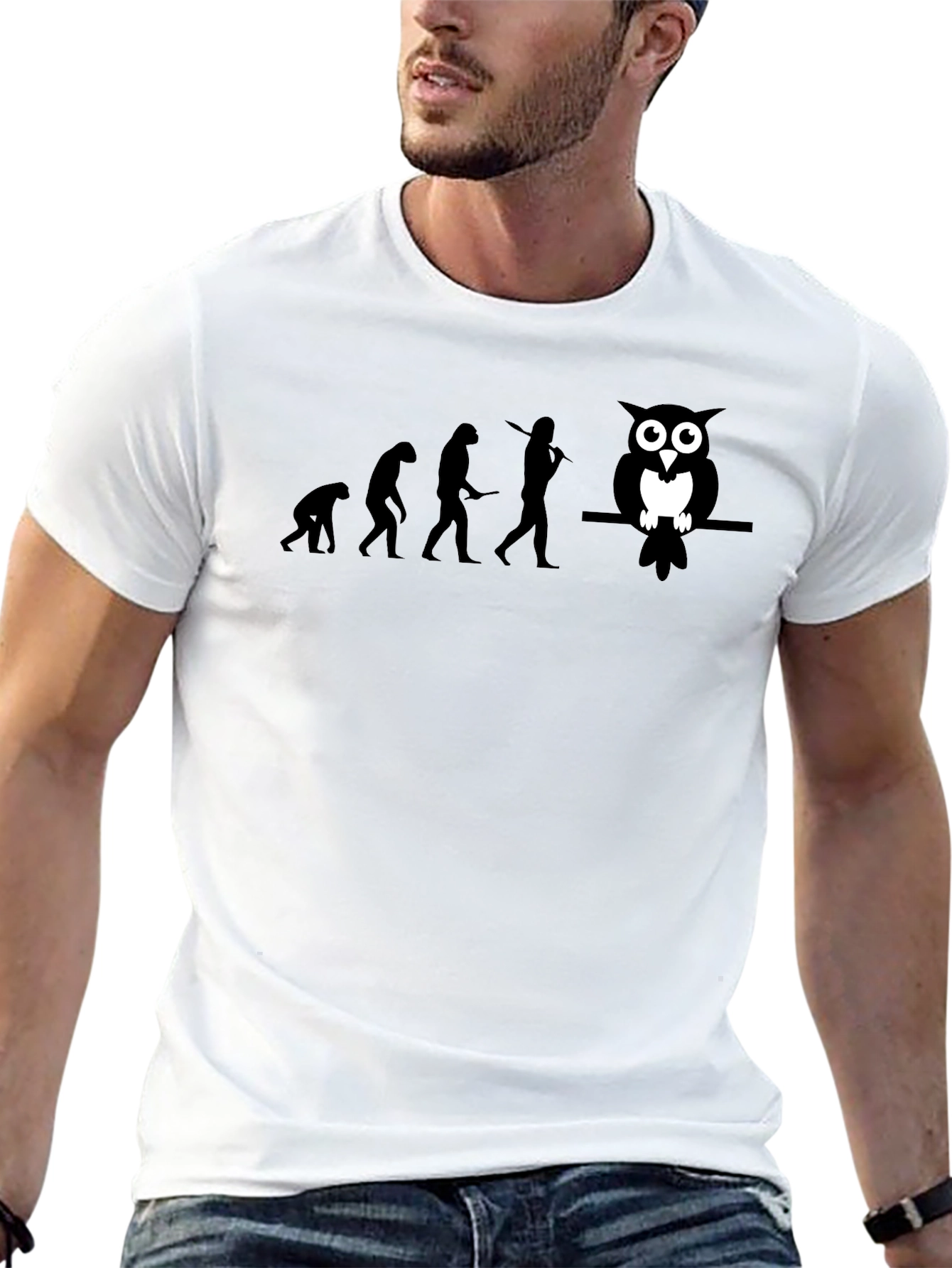 Evolution of Owl T-Shirt