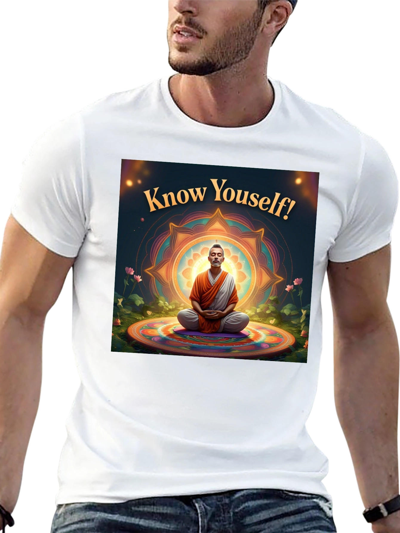 Know Yourself T-Shirt - Spiritual Zen Design