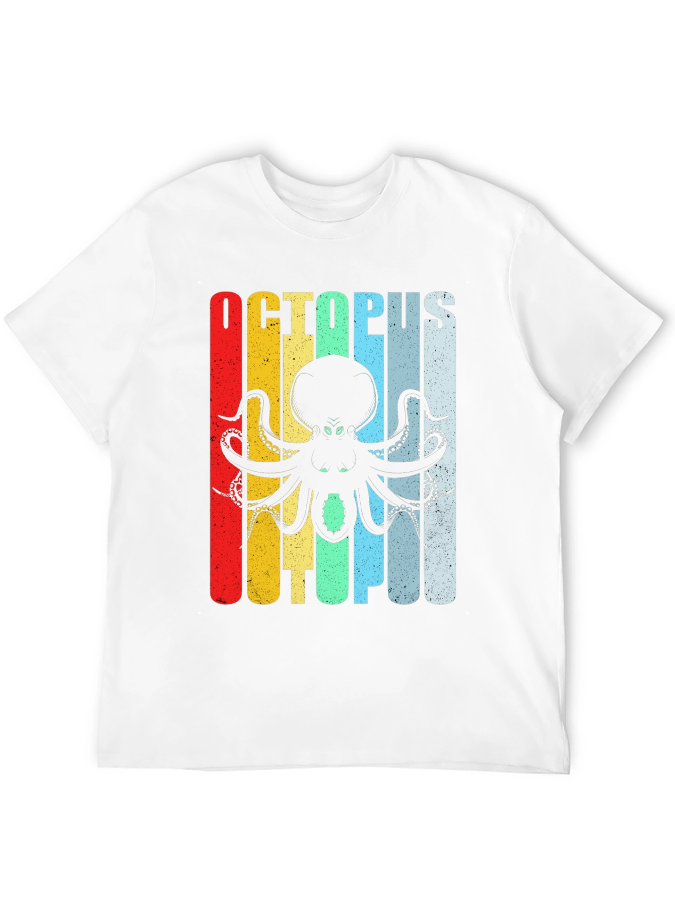 Retro Octopus Graphic T-Shirt - Cool Ocean Creature Tee