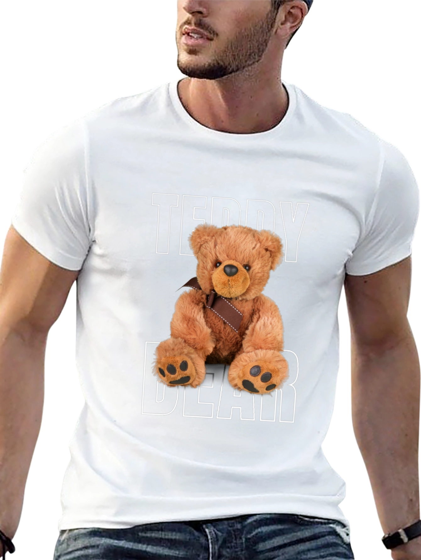 Teddy Bear Graphic T-Shirt - Soft & Stylish