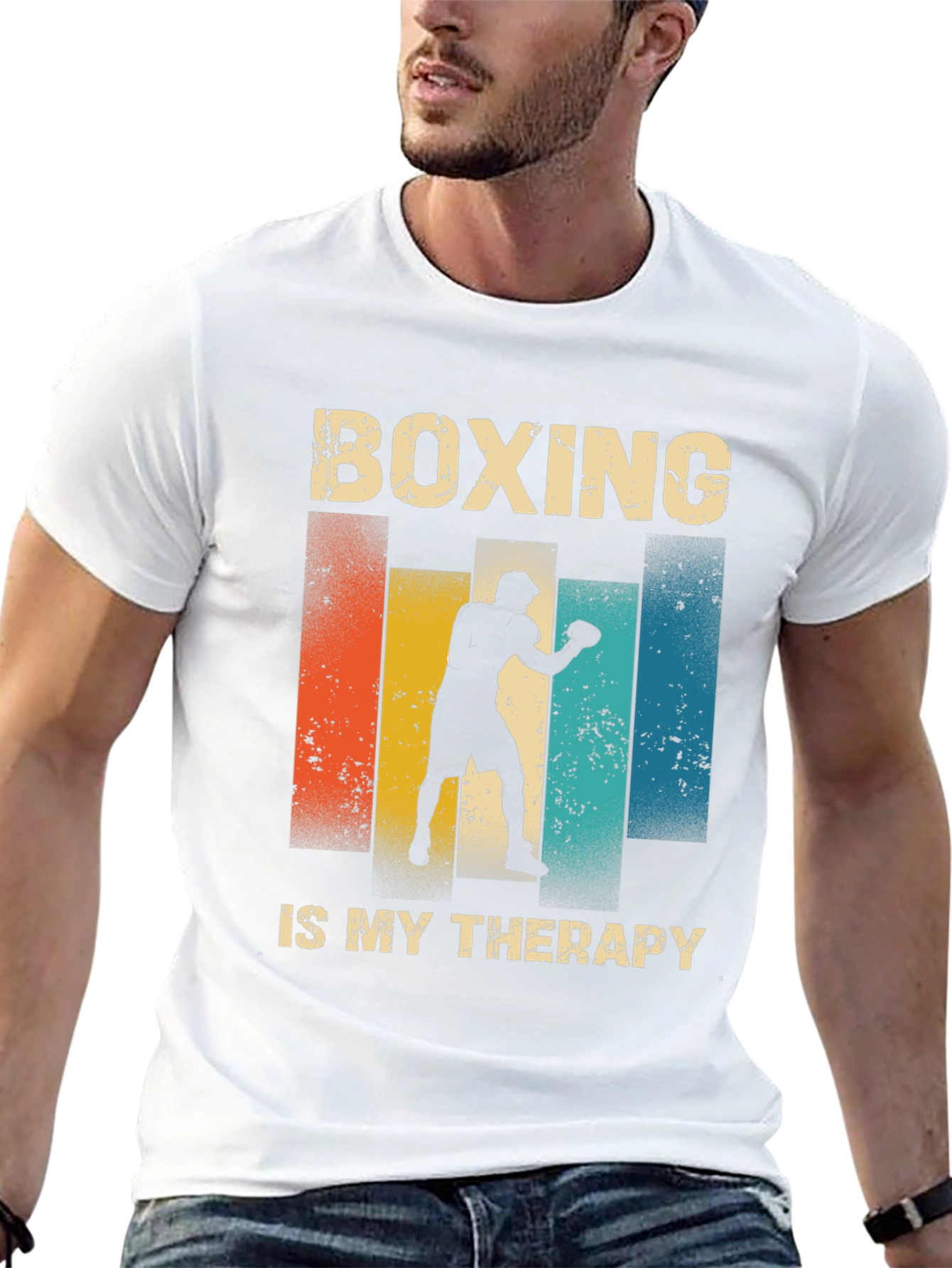 Boxing is My Therapy Graphic Tee