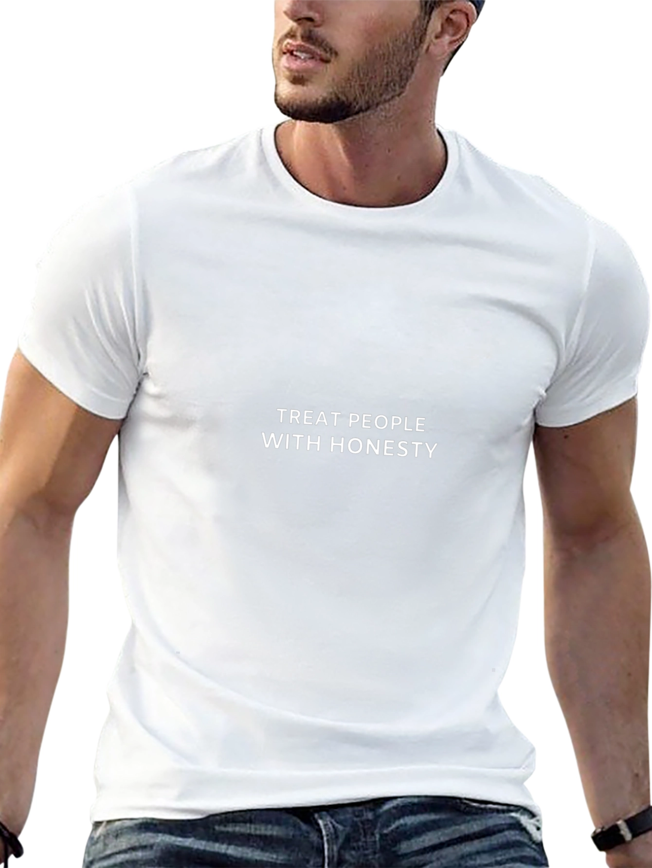Honest Message Black T-Shirt