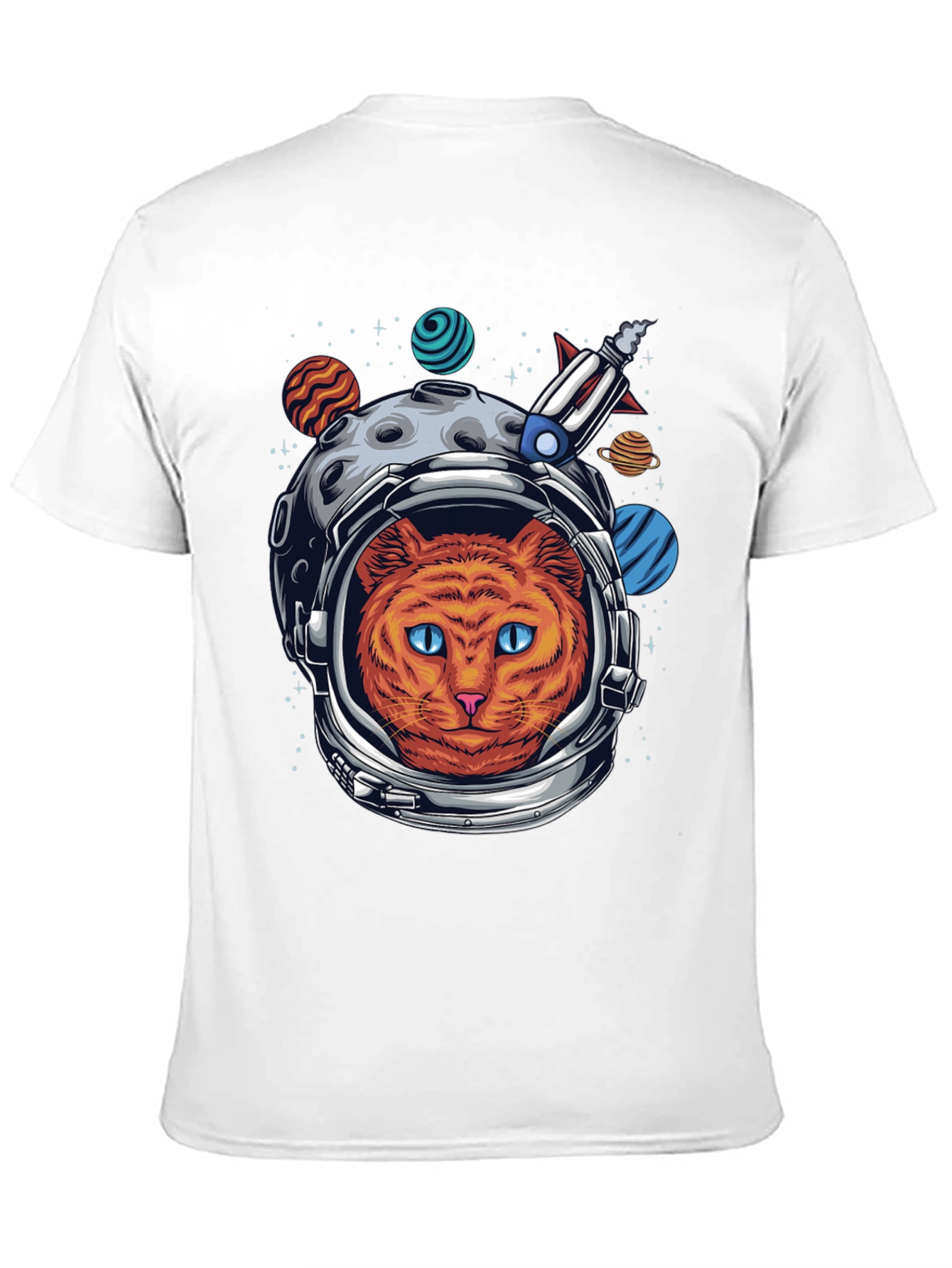 Cat Astronaut Graphic Tee