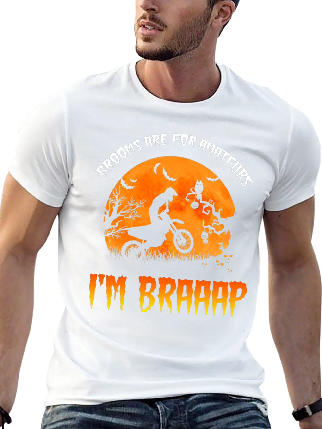 Im Braaap T-Shirt Motocross Halloween Graphic Tee