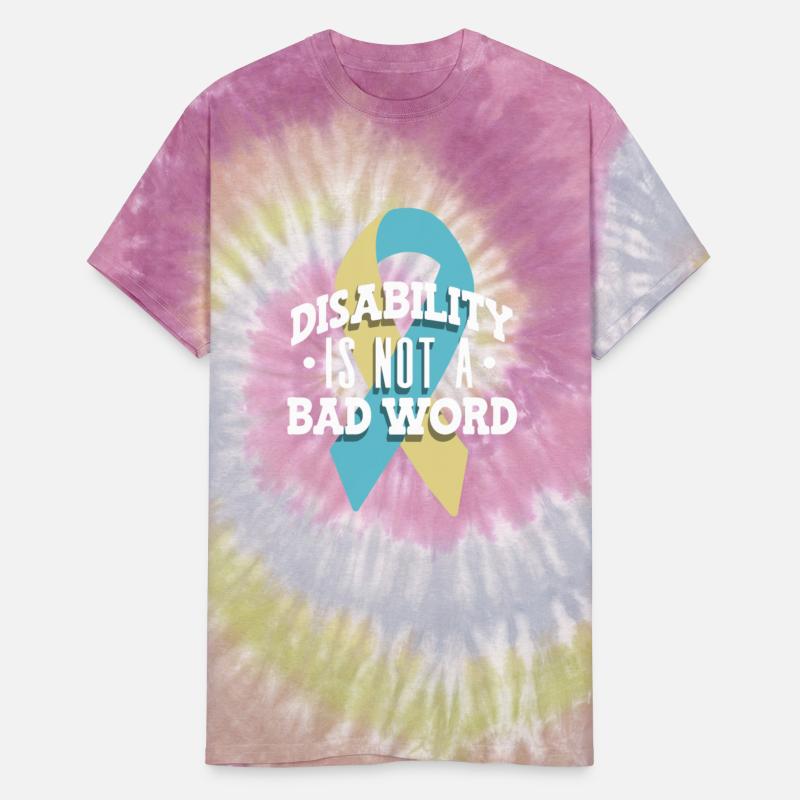 Disability Is Not a Bad Word Awareness Ribbon
