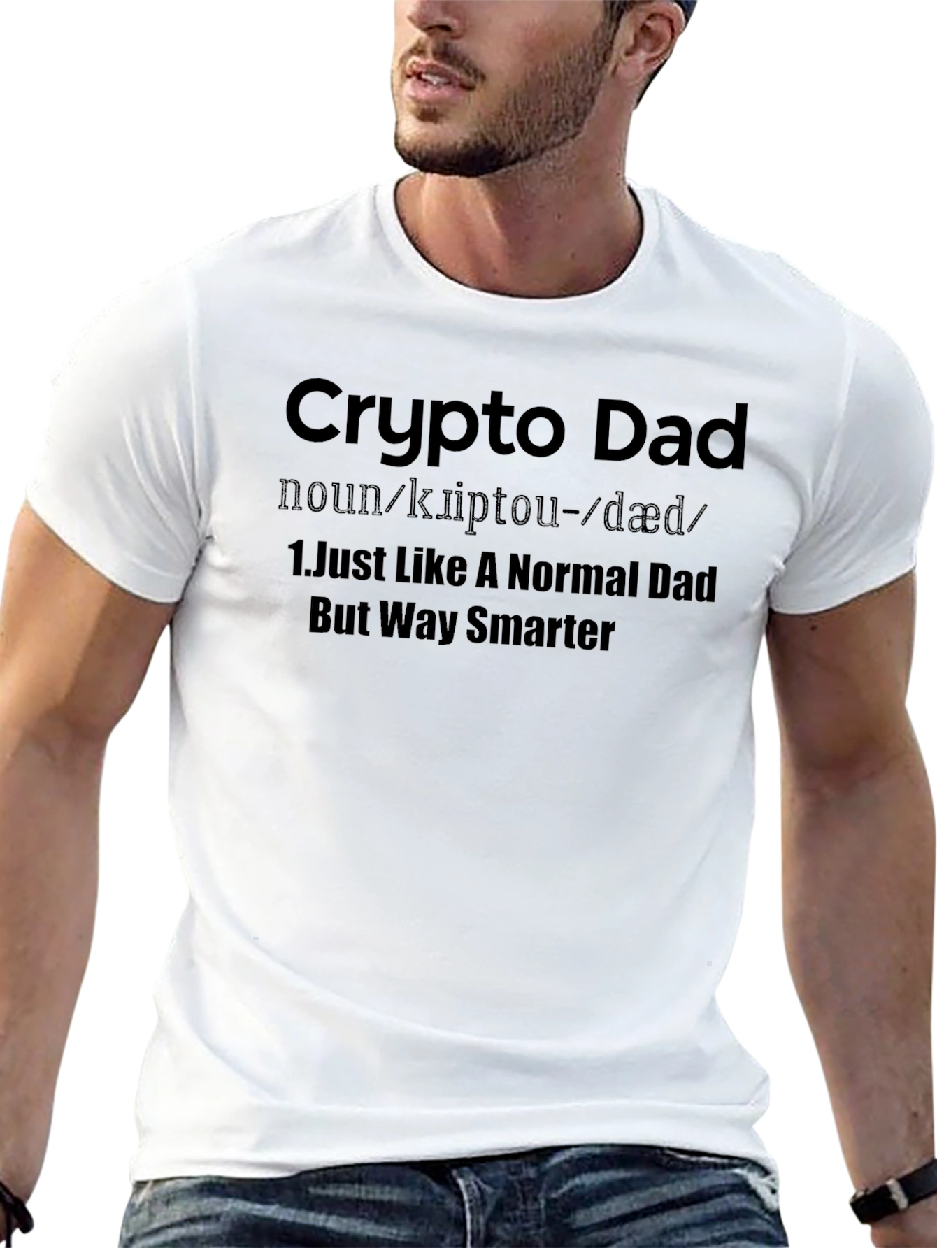Crypto Dad Definition T-Shirt - Black