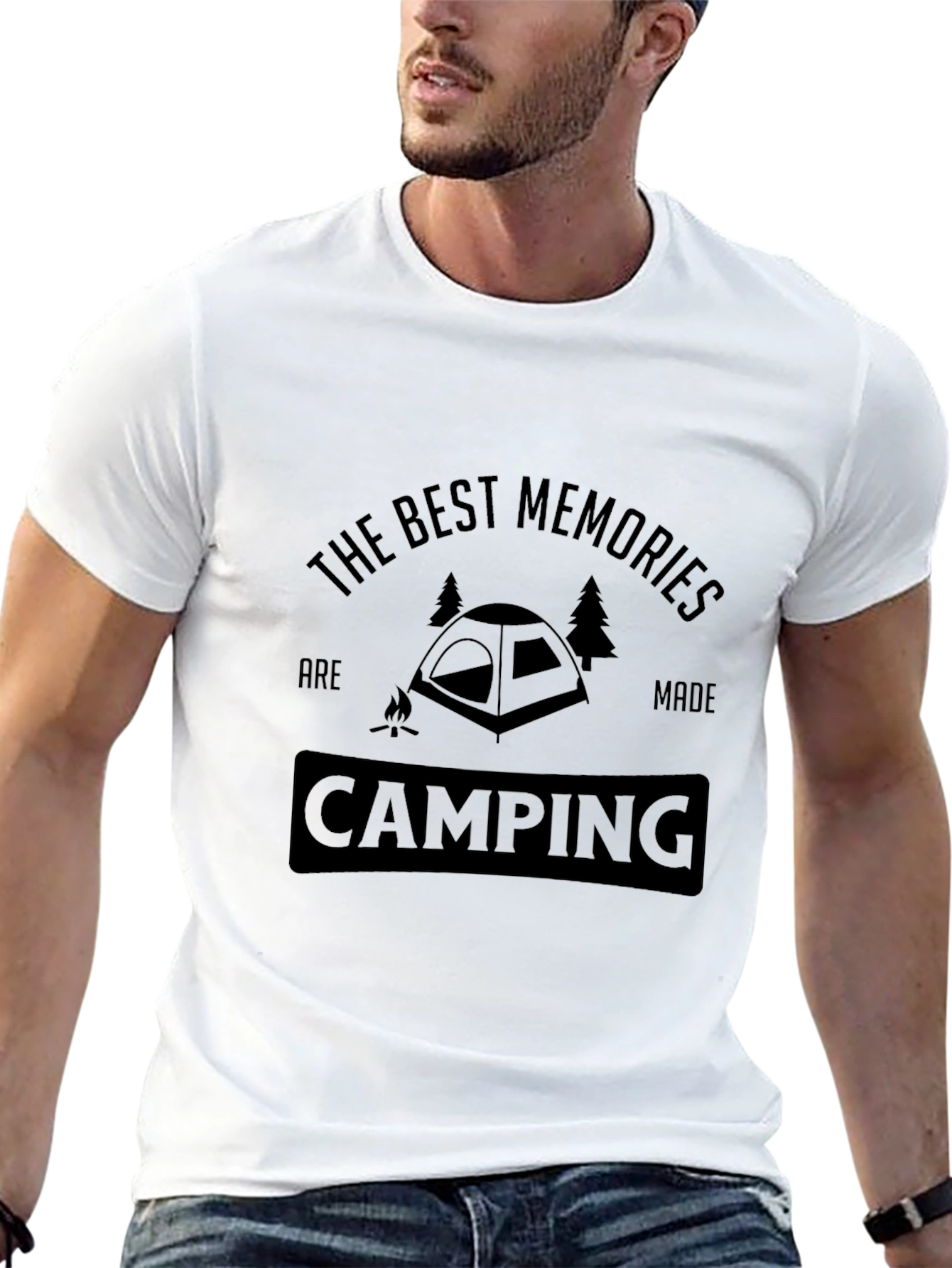 Camping Memories Black T-Shirt