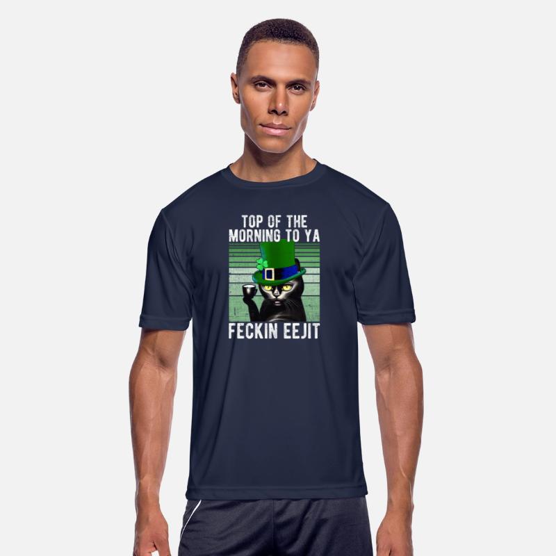 Feckin Eejit Cat Coffee Saint Patrick's Day Gift