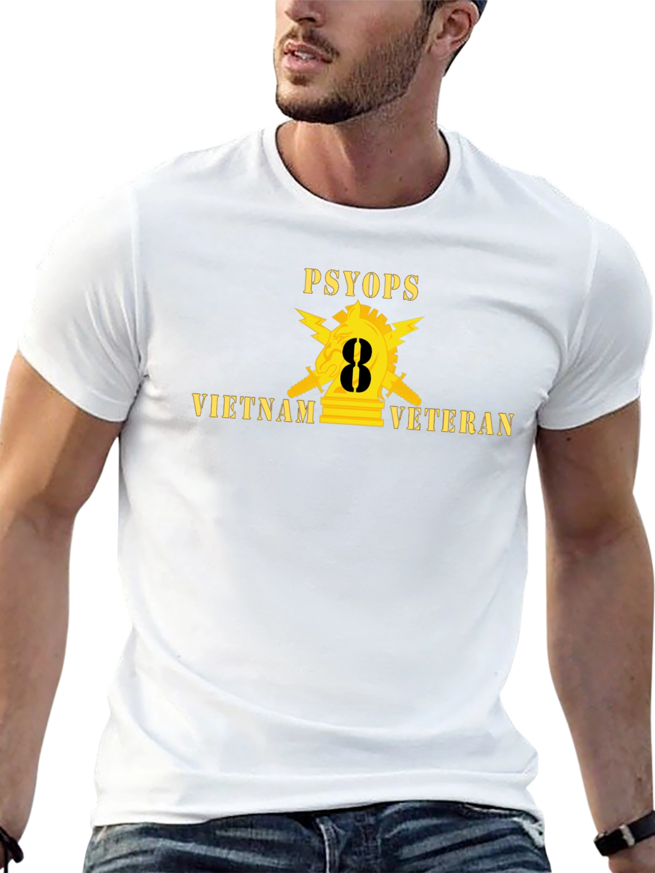PSYOPs Vietnam Veteran Graphic T-Shirt
