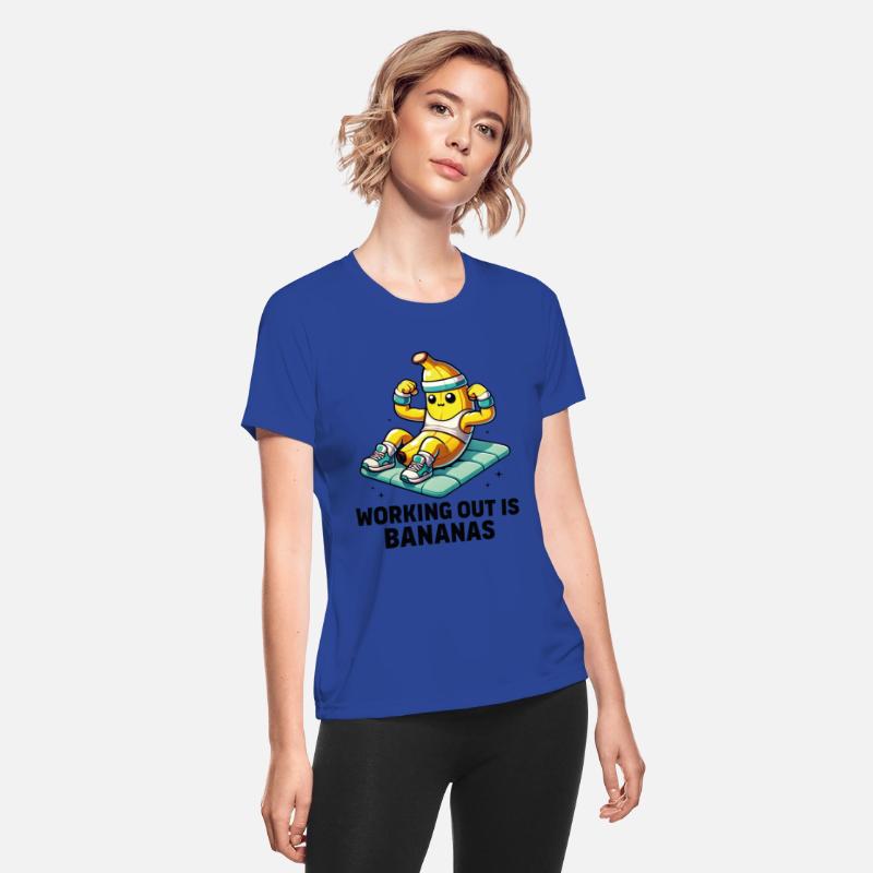 Funny Working Out Is Bananas Exercise Gym Fitness
