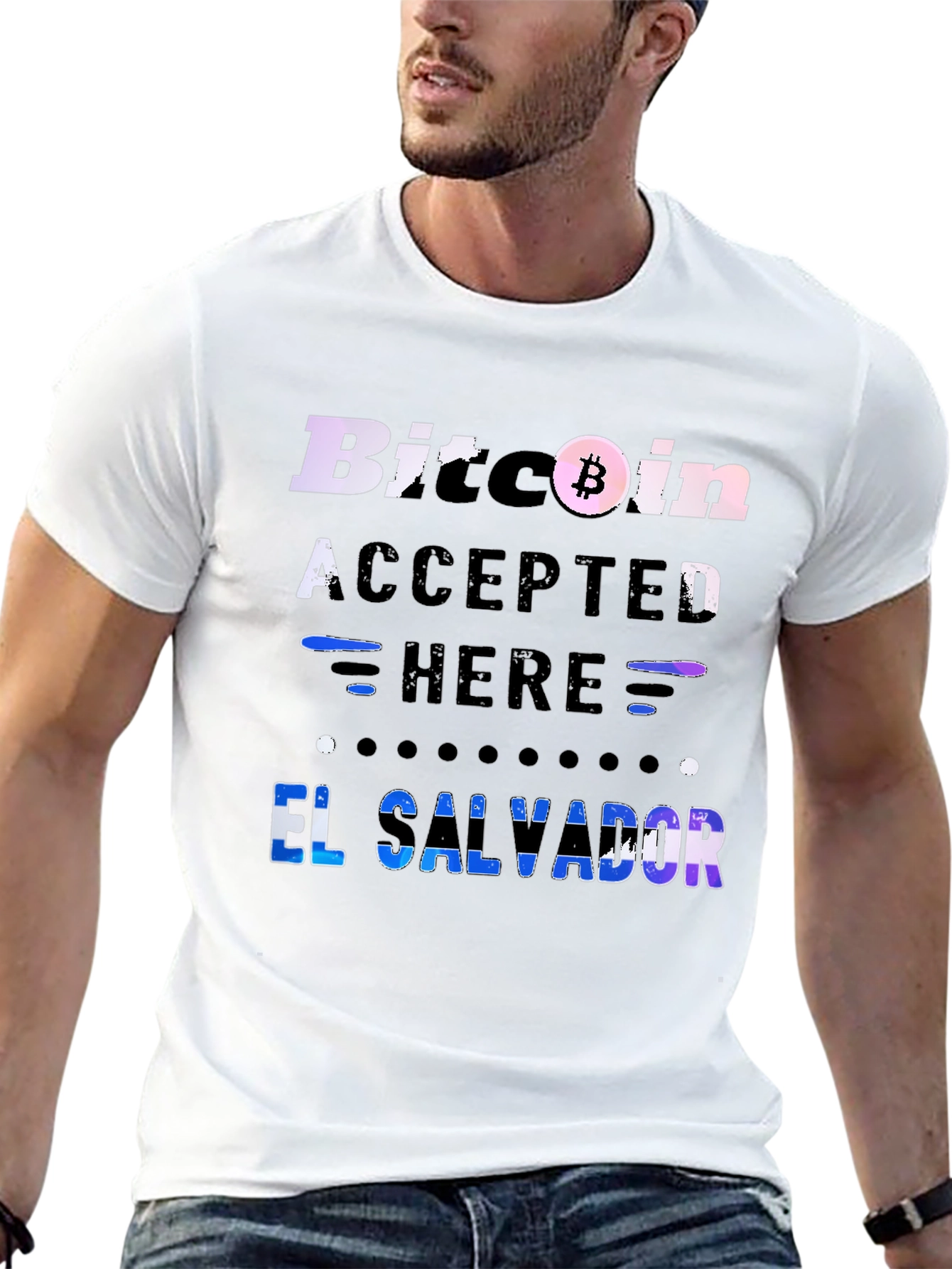 Bitcoin Accepted Here T-Shirt - El Salvador