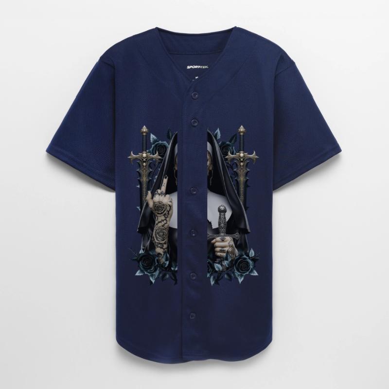 Gothic Nun with Cross and Swords