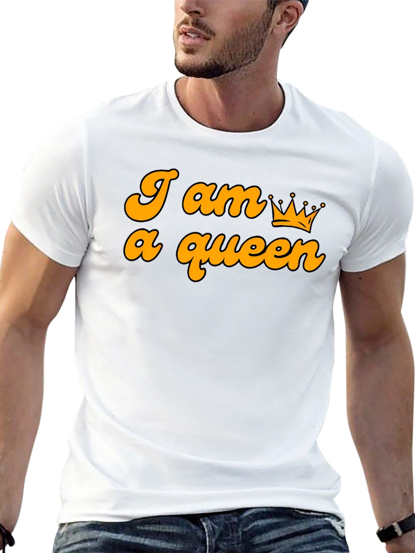 I am a Queen Graphic T-Shirt - Black