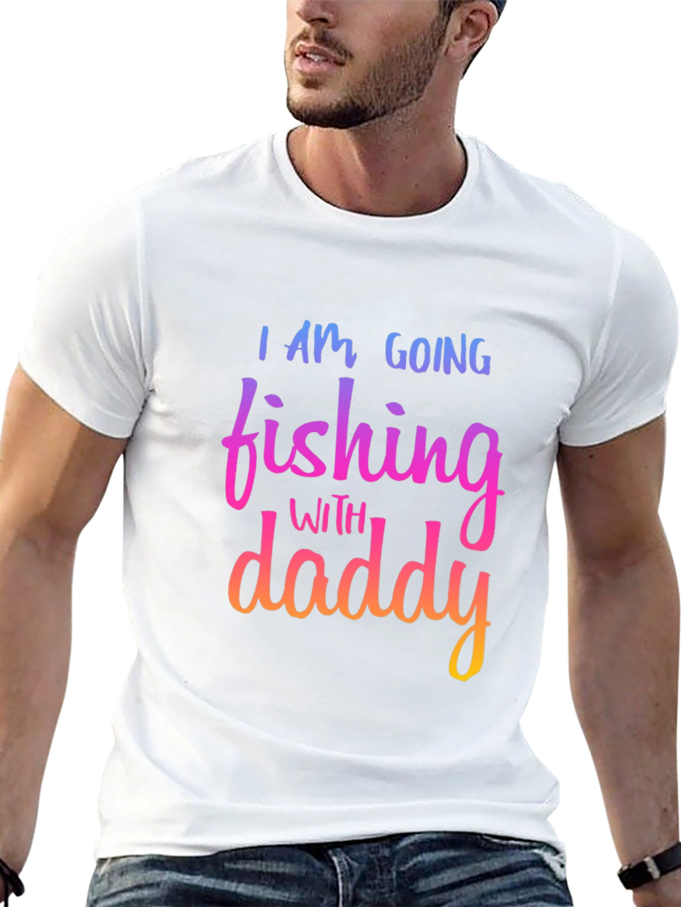Fishing With Daddy Graphic Tee