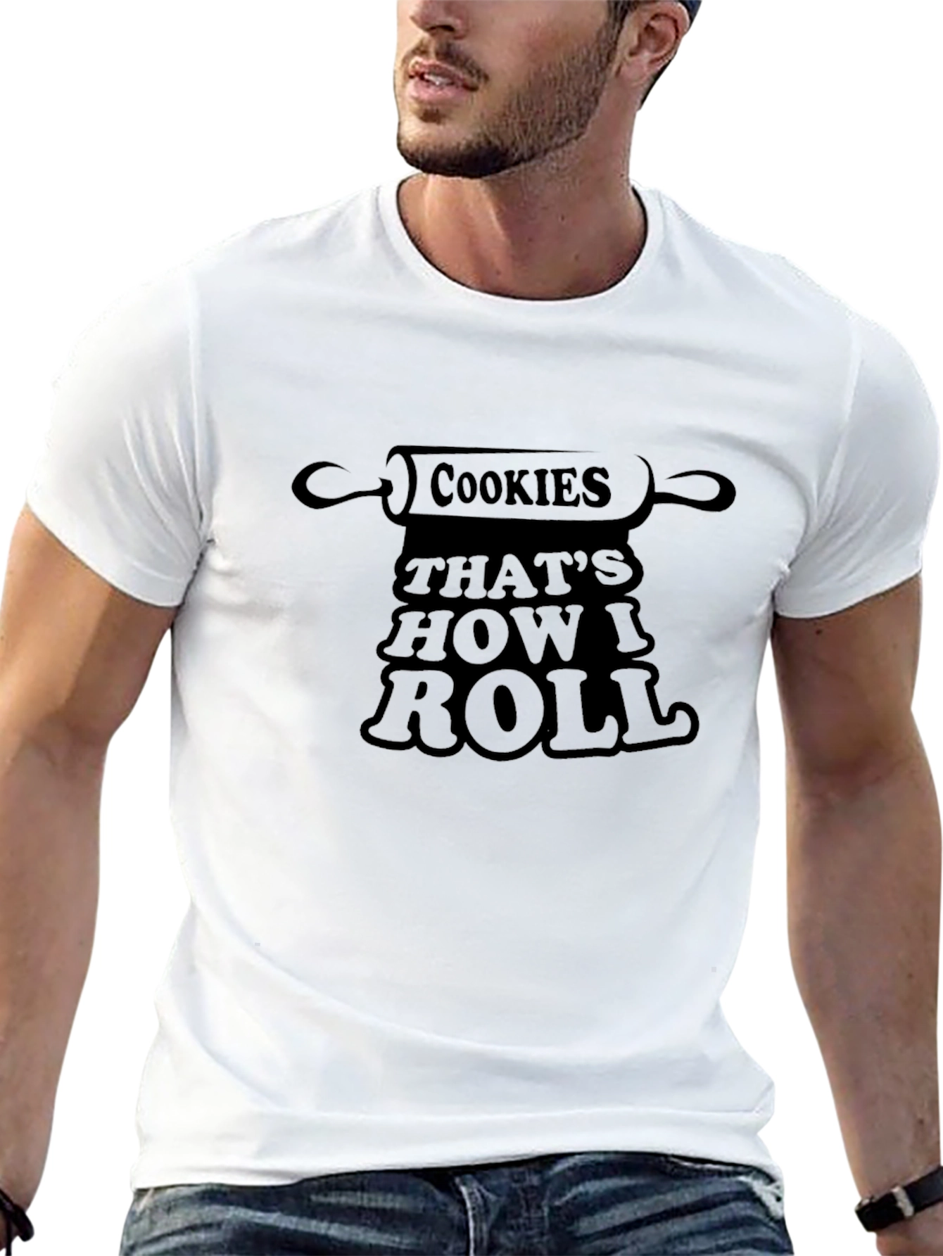 Cookies Thats How I Roll Graphic T-Shirt