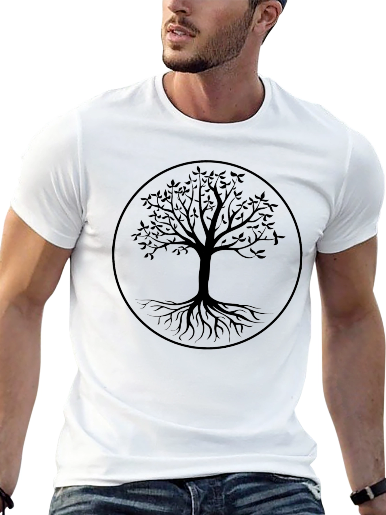 Tree of Life Black Graphic Tee - Mens