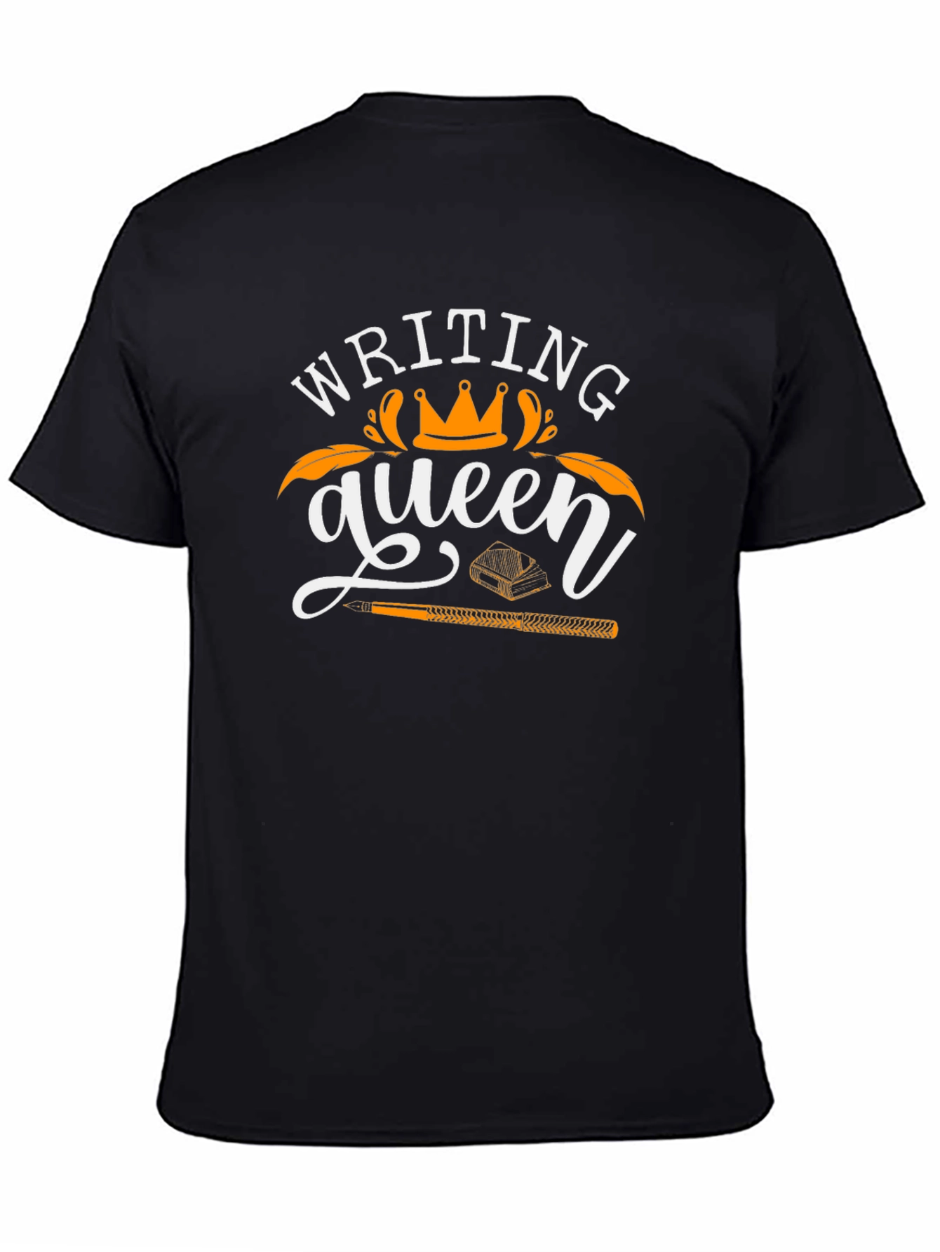 Writing Queen Black T-Shirt