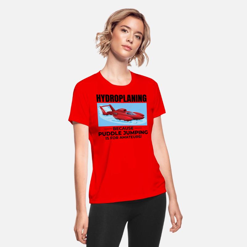 Hydroplane Boat Racing Humor Puddle Jumping Funny