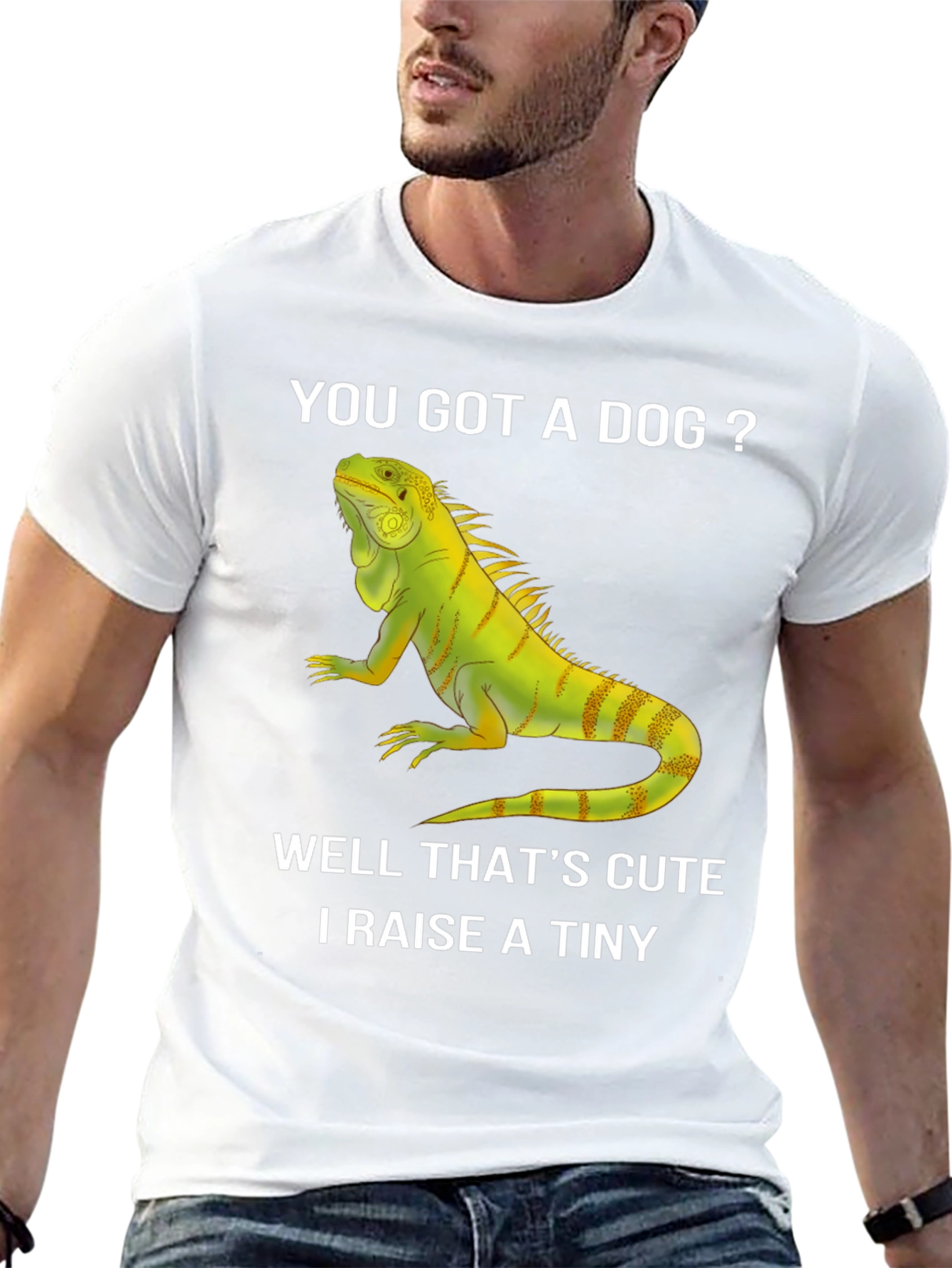 Iguana Pet Owner T-Shirt: Raise a Tiny Dinosaur