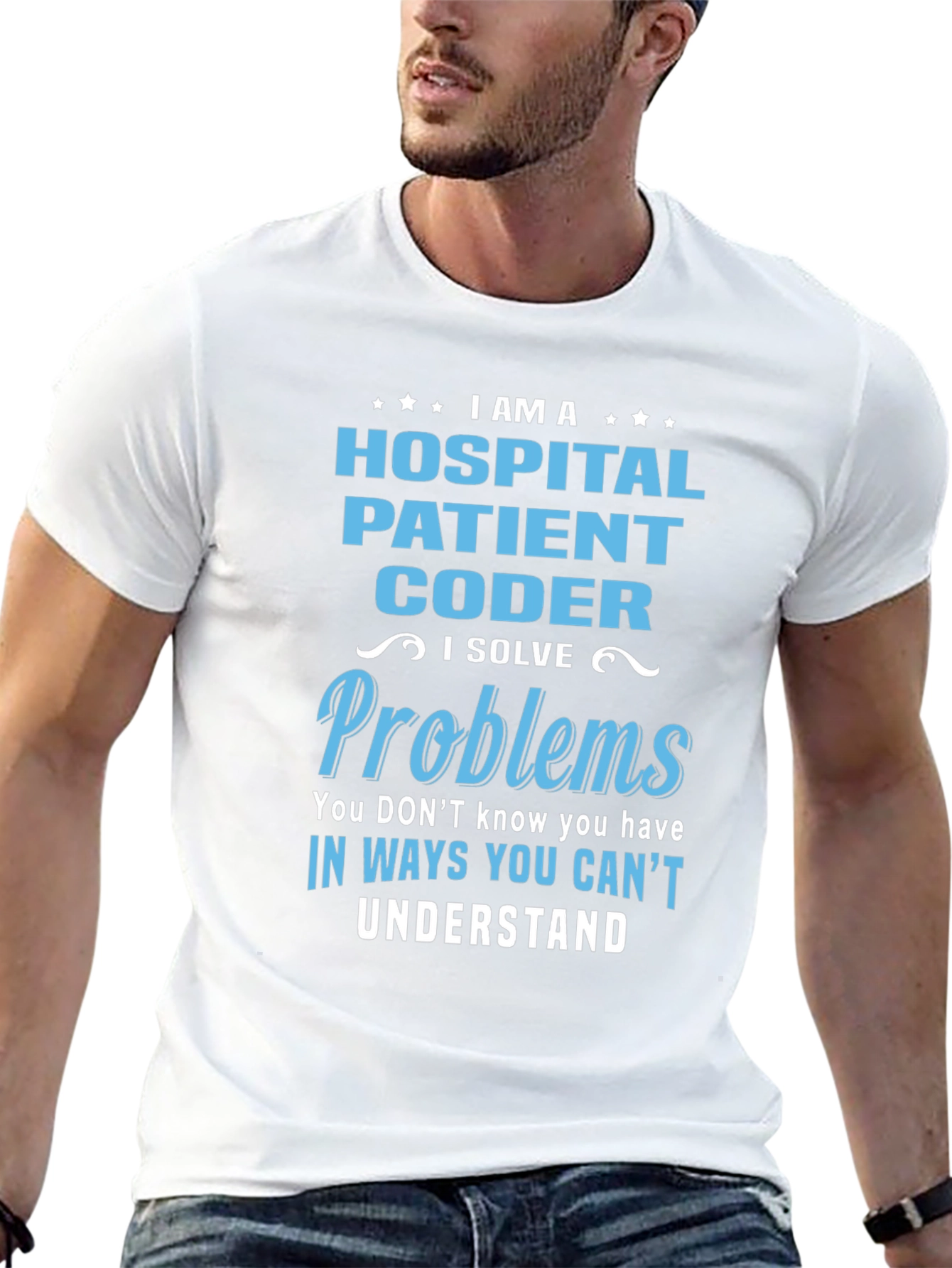 Hospital Coder T-Shirt - Solve Problems Design